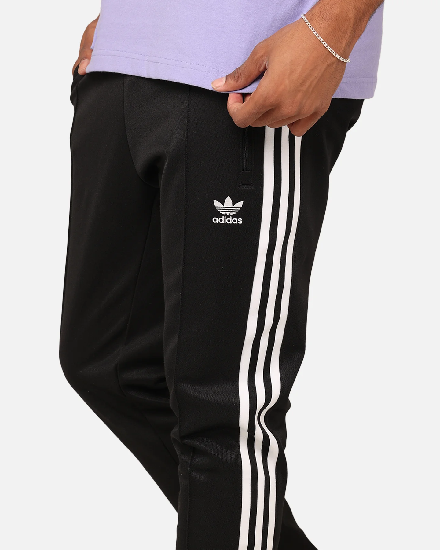 Adidas Adicolour Classics Beckenbauer Track Pants Black/White - Image 4