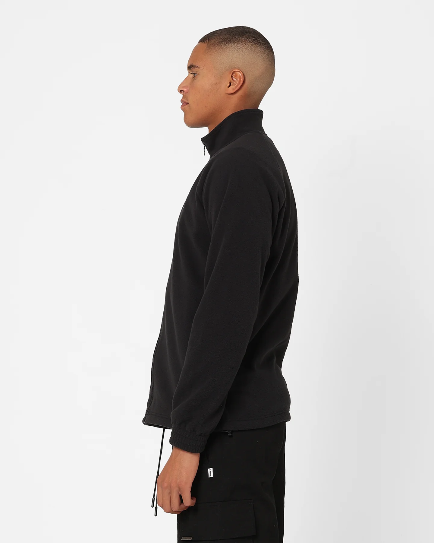 Adidas Adicolour Trefoil Teddy Fleece Jacket Black - Image 7