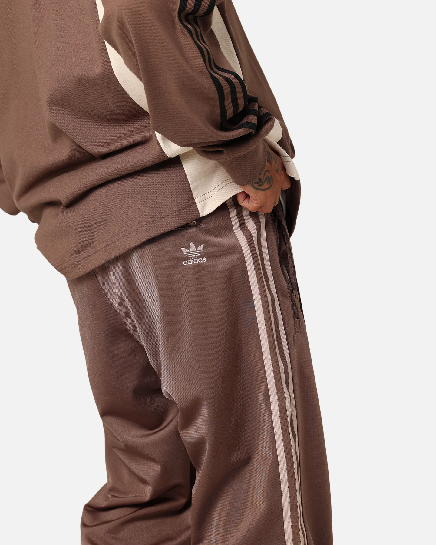 Adidas Archive Track Pants Earth Strata - Image 3