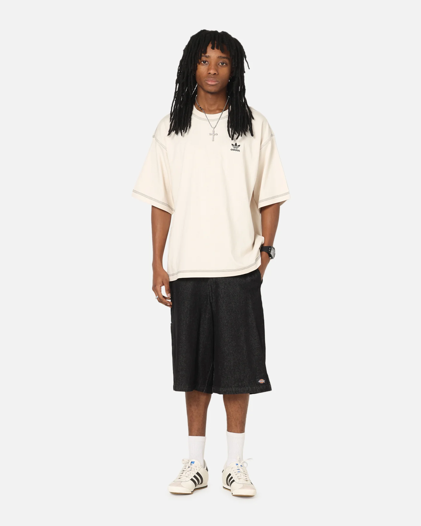 Adidas Essentials T-Shirt Wonder White - Image 2