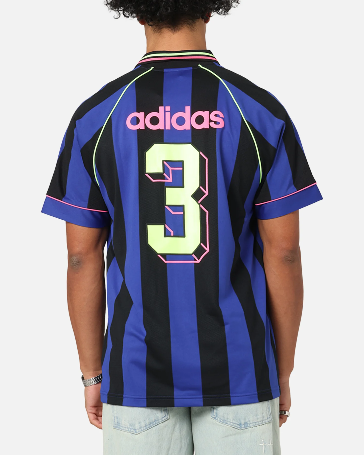 Adidas Jacquard Jersey Blue/Black - Image 2