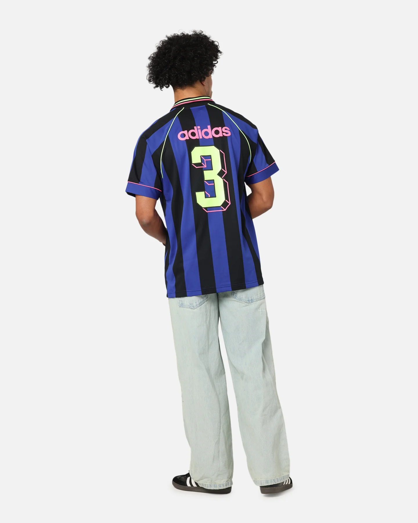 Adidas Jacquard Jersey Blue/Black - Image 4
