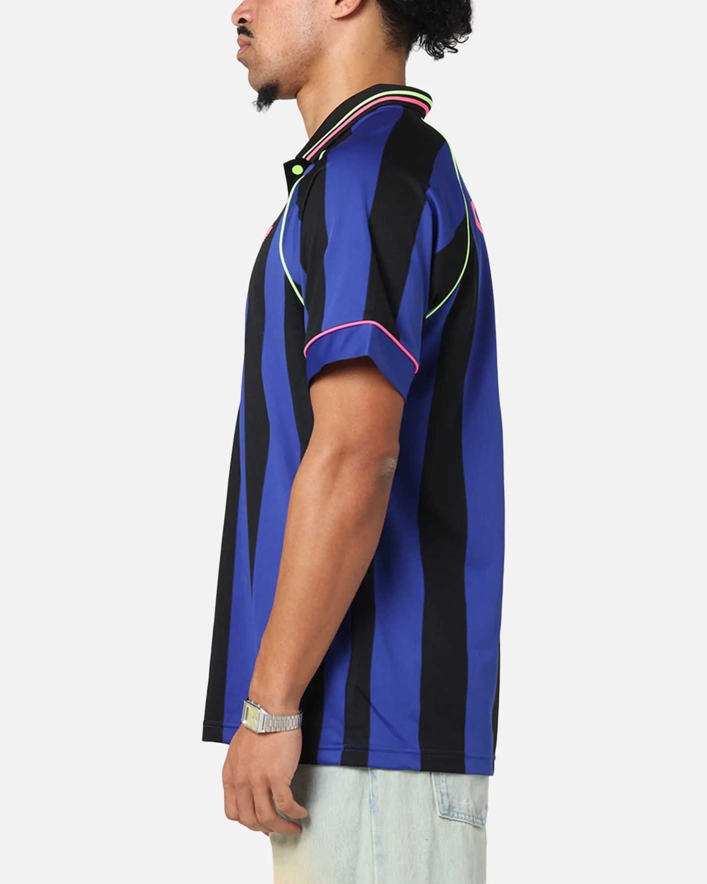 Adidas Jacquard Jersey Blue/Black - Image 6