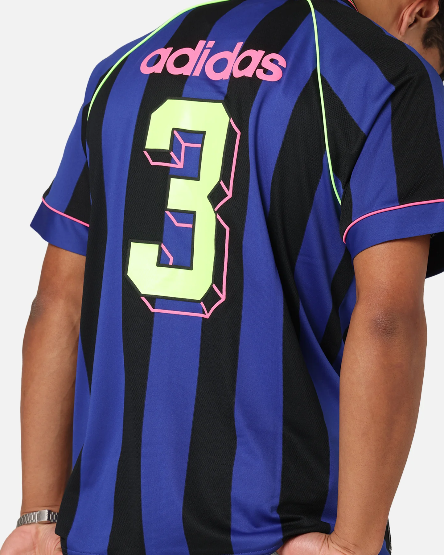 Adidas Jacquard Jersey Blue/Black - Image 8
