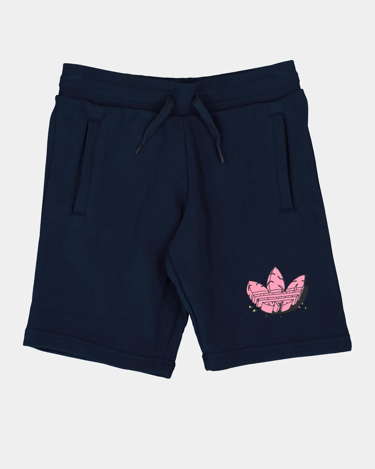 Adidas Kid's Dino Graphic Shorts Navy/Pink - Image 3