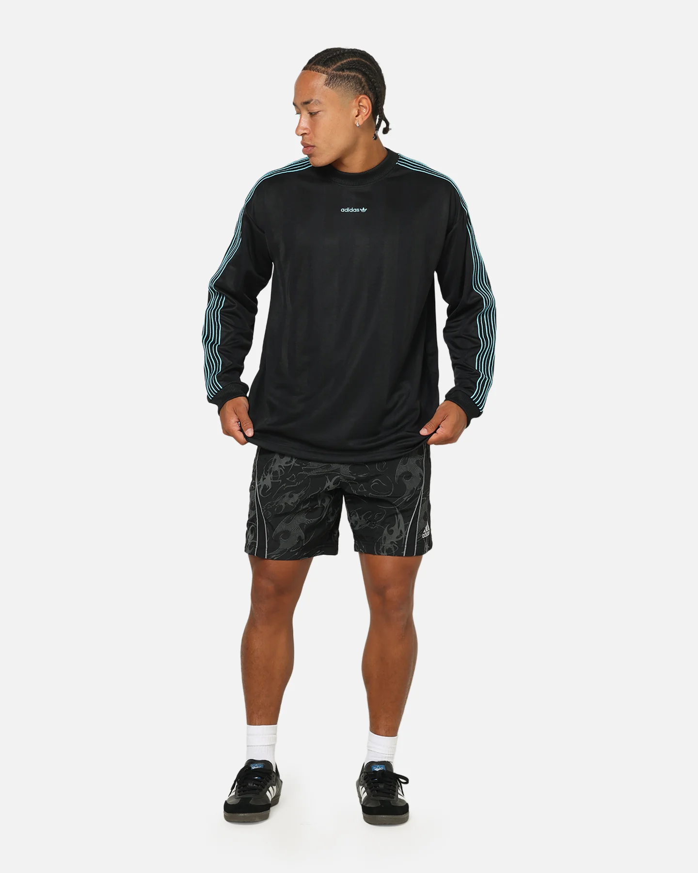 Adidas Long Sleeve Jersey Black - Image 2