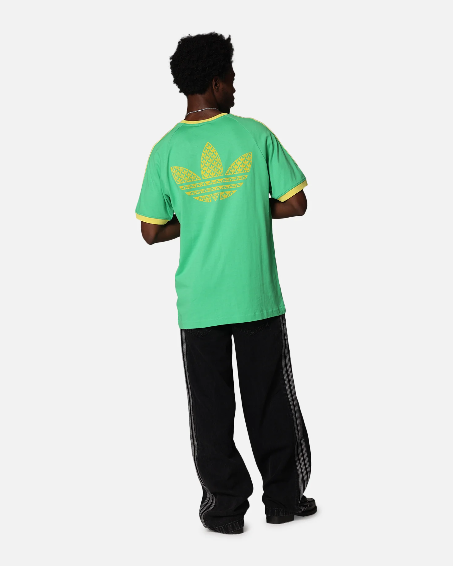 Adidas Monogram Cali T-Shirt Green - Image 3