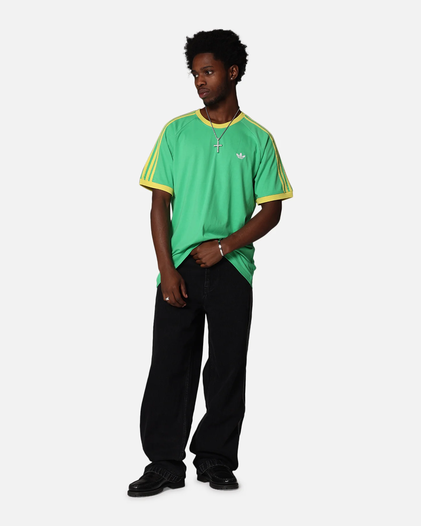 Adidas Monogram Cali T-Shirt Green - Image 4