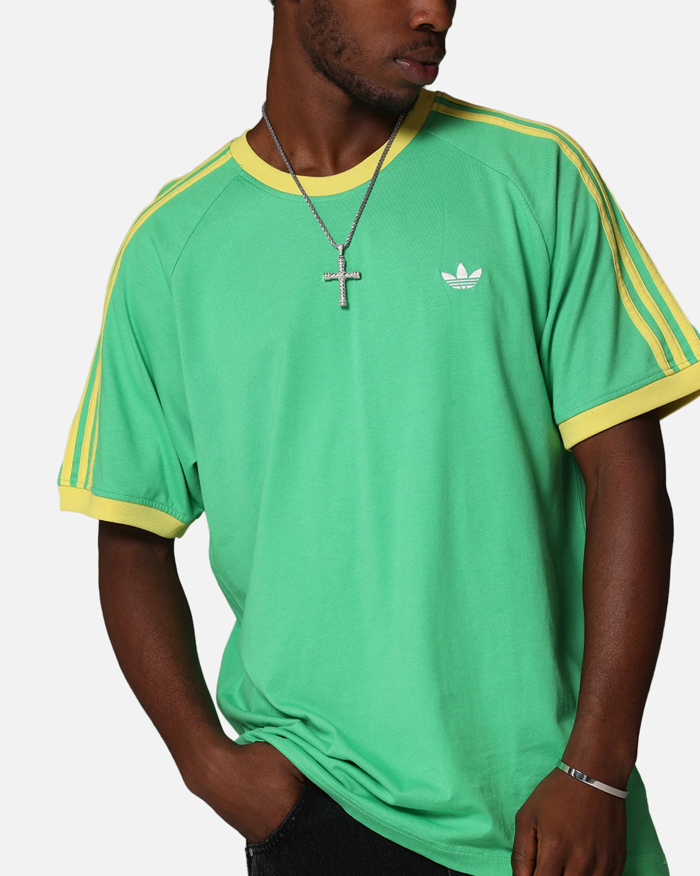 Adidas Monogram Cali T-Shirt Green - Image 7
