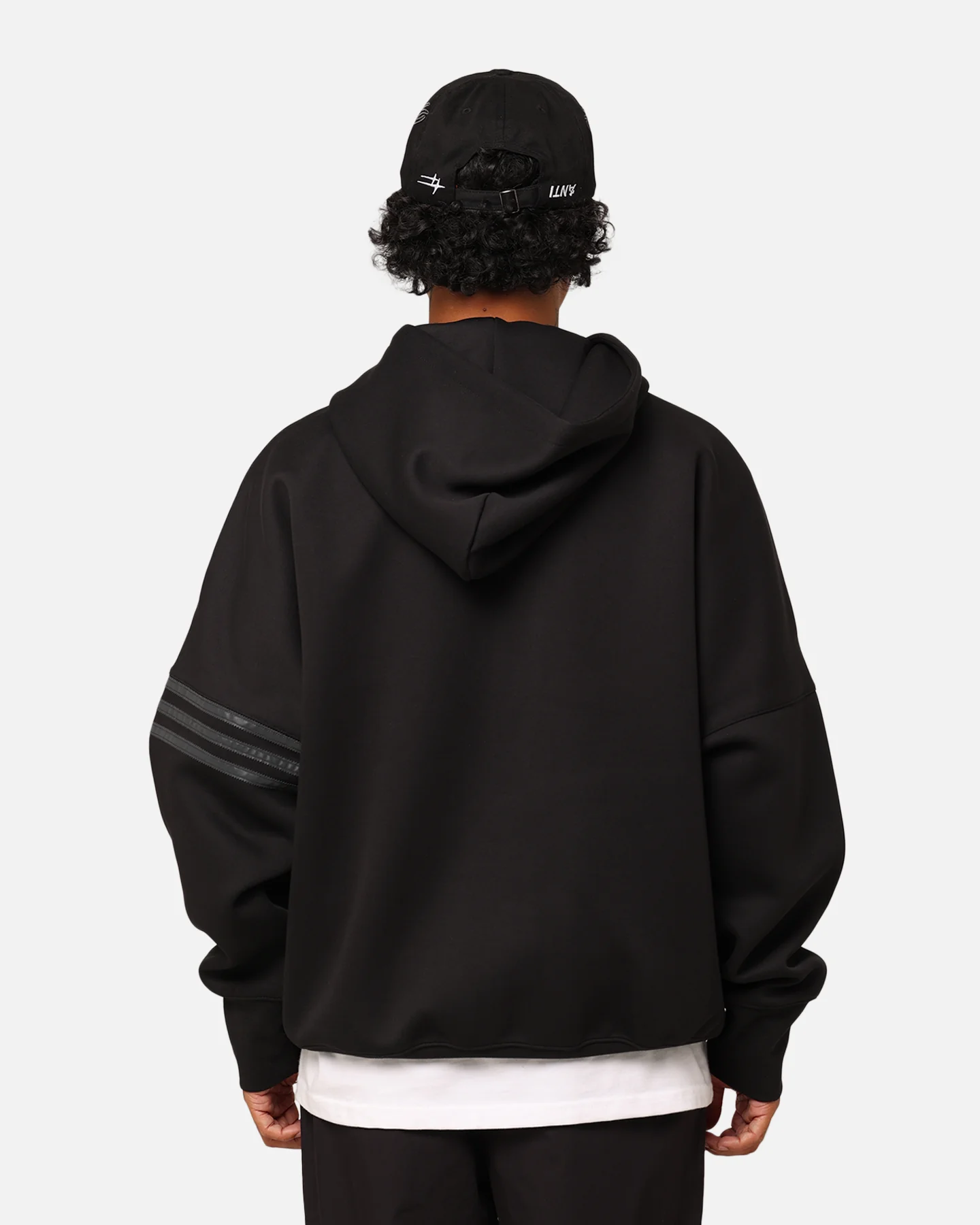 Adidas Street Neuclassics Full-Zip Hoodie Black - Image 3