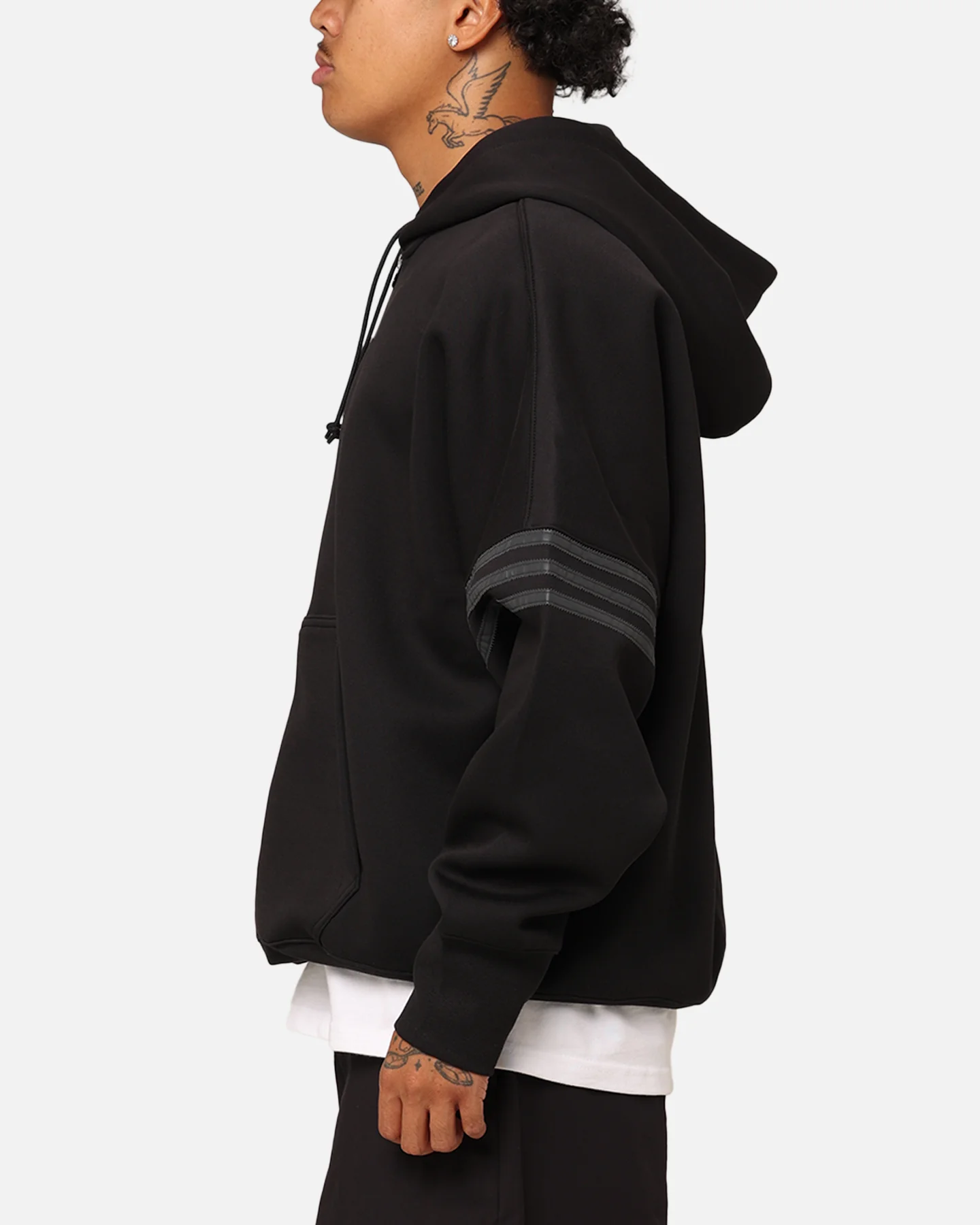 Adidas Street Neuclassics Full-Zip Hoodie Black - Image 5