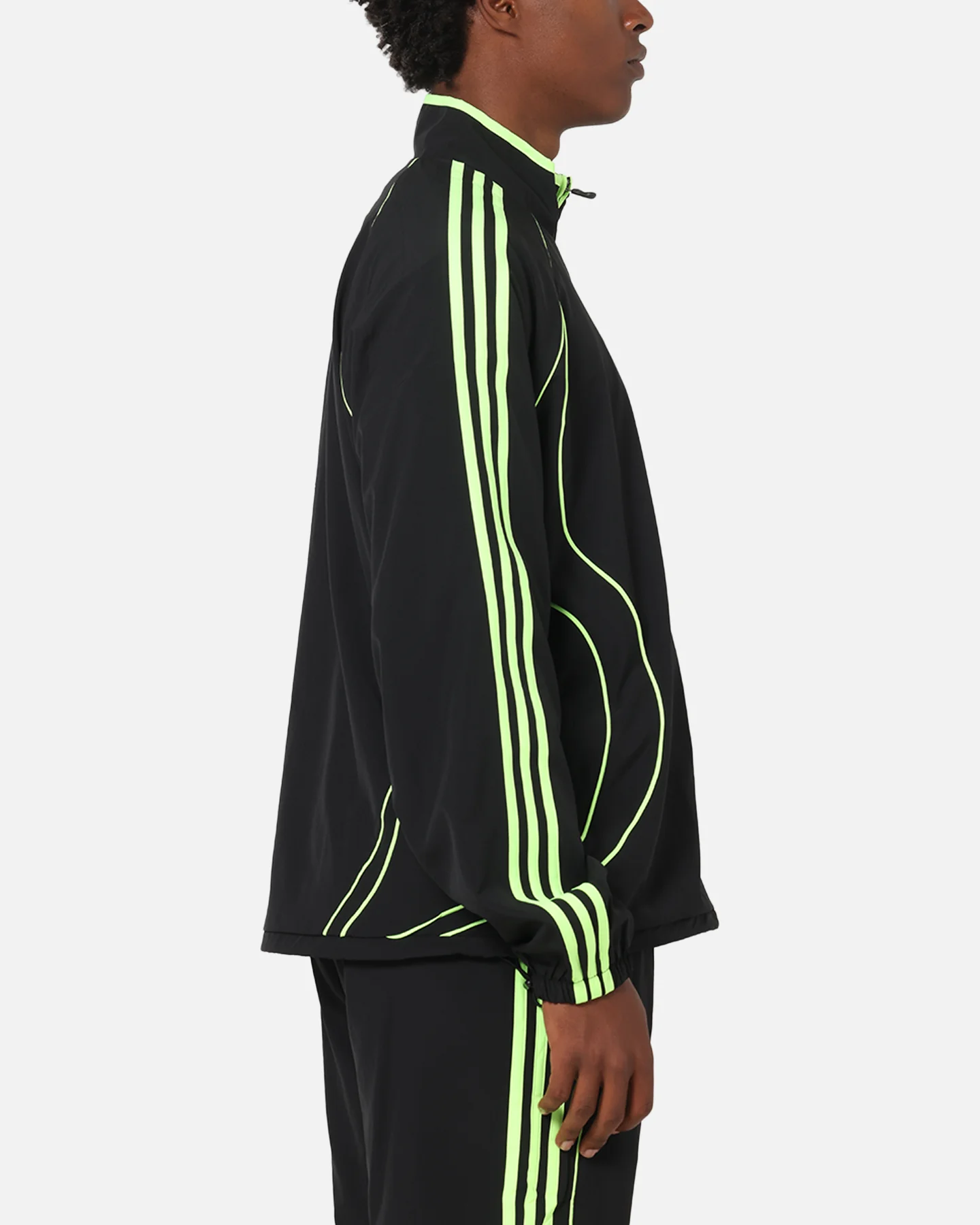 Adidas Teamgeist Adicolor Track Jacket Black/Green - Image 4