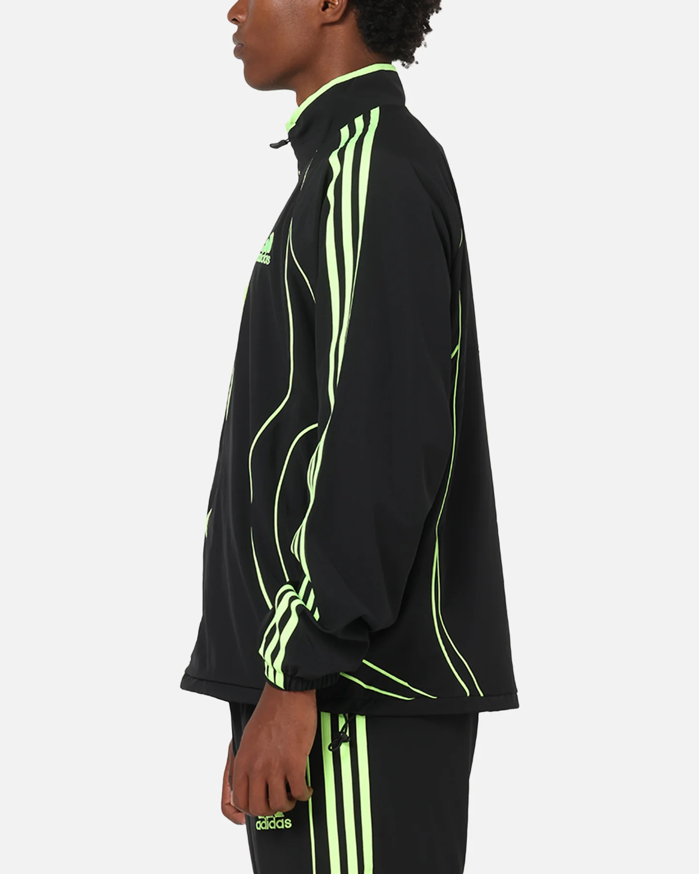 Adidas Teamgeist Adicolor Track Jacket Black/Green - Image 5