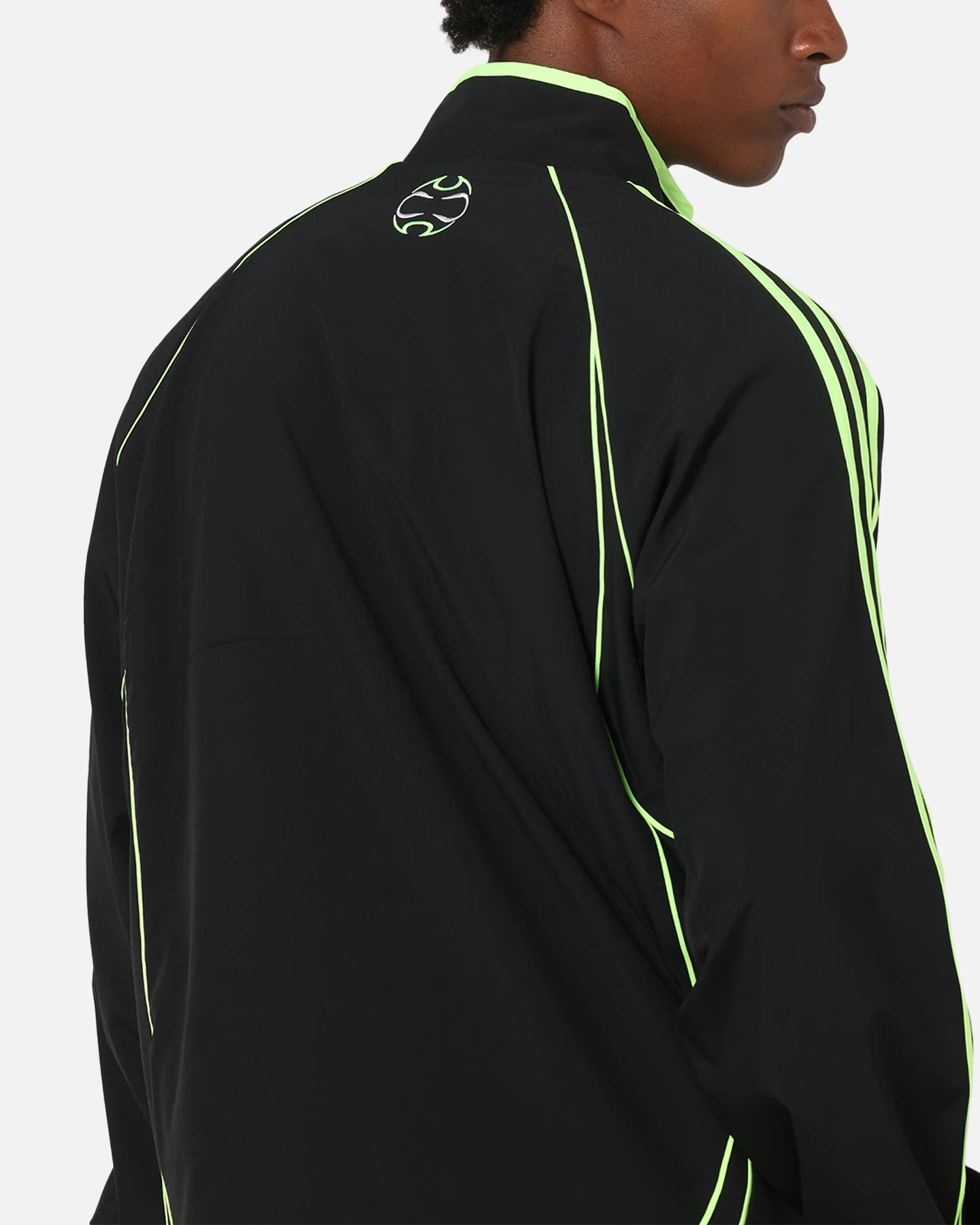 Adidas Teamgeist Adicolor Track Jacket Black/Green - Image 7