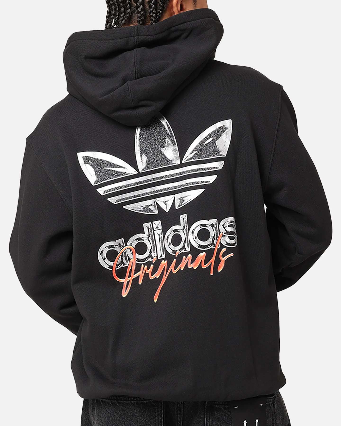 Adidas Trefoil Hoodie Black - Image 2