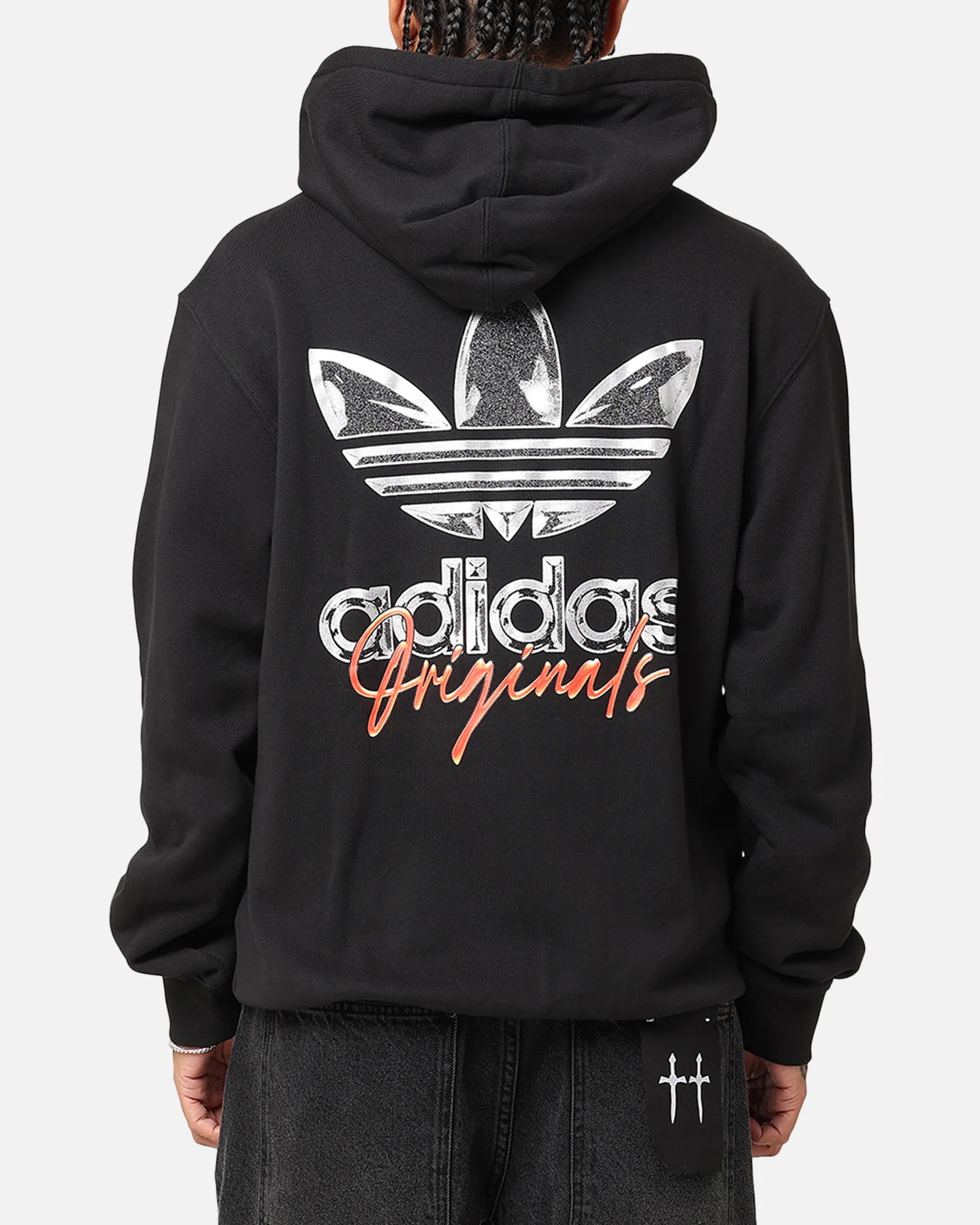 Adidas Trefoil Hoodie Black - Image 4