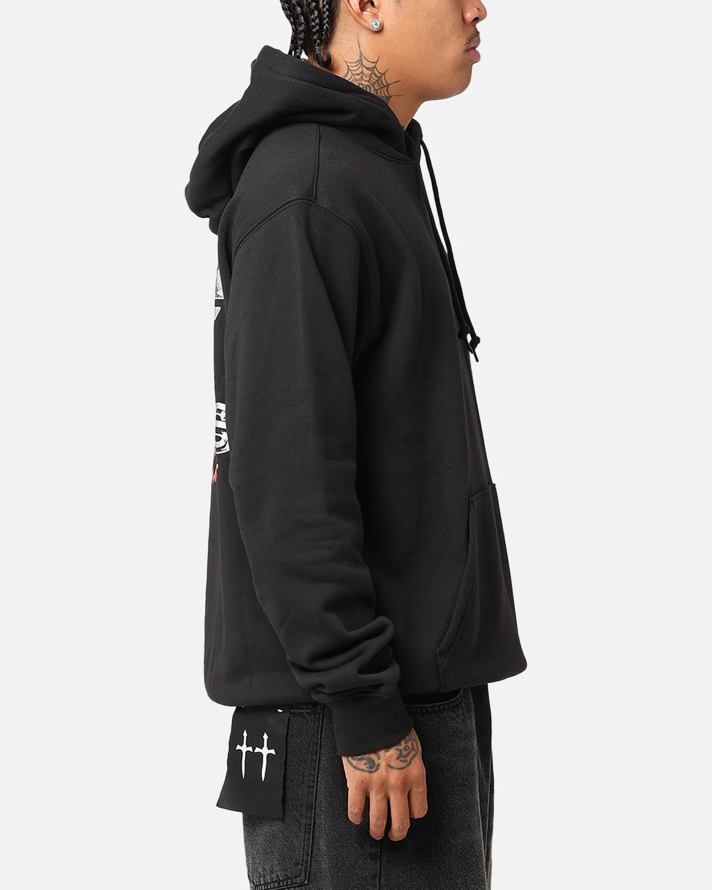 Adidas Trefoil Hoodie Black - Image 5