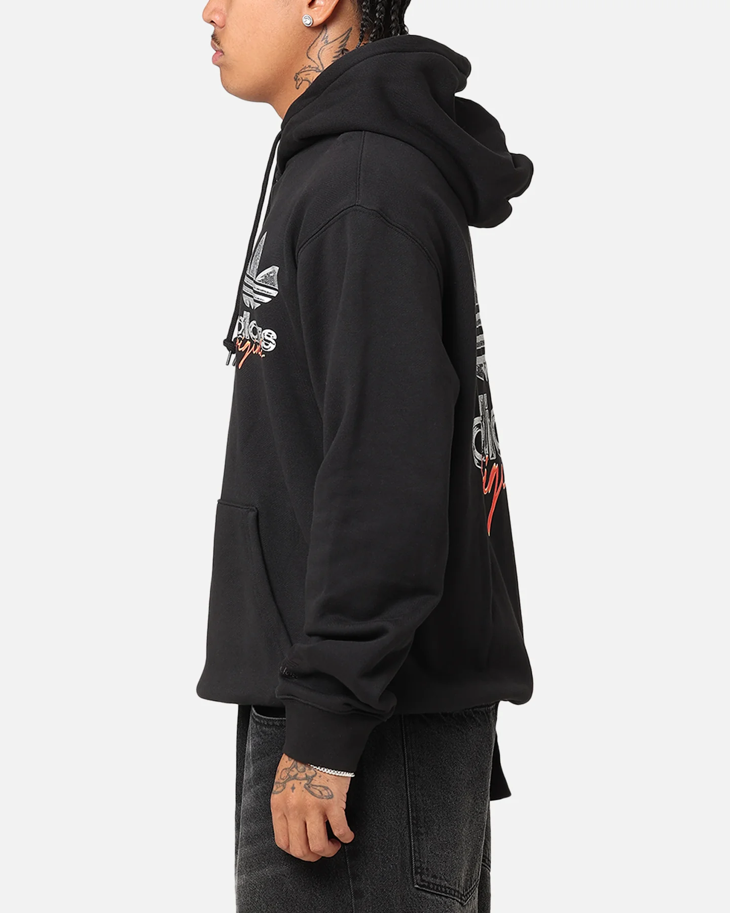 Adidas Trefoil Hoodie Black - Image 6