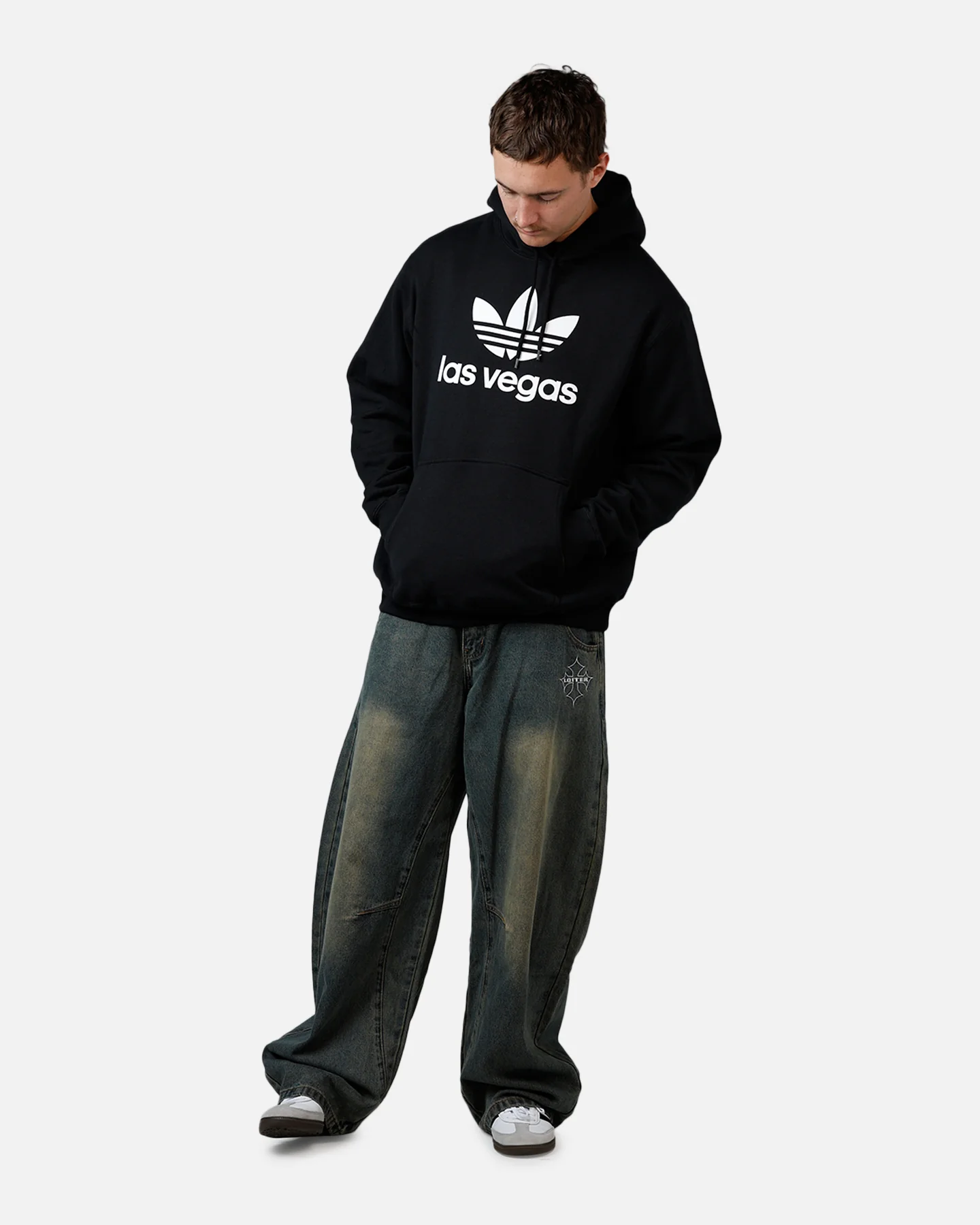 Adidas Vegas Hoodie Black - Image 3