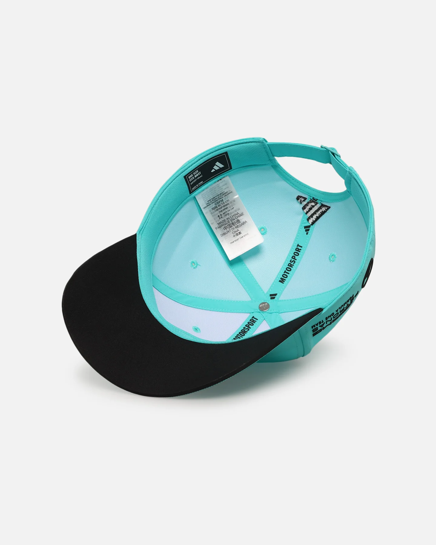 adidas x Mercedes-AMG PETRONAS Formula One 2025 F1 Driver Strapback Cap Semminrus/Black - Image 6