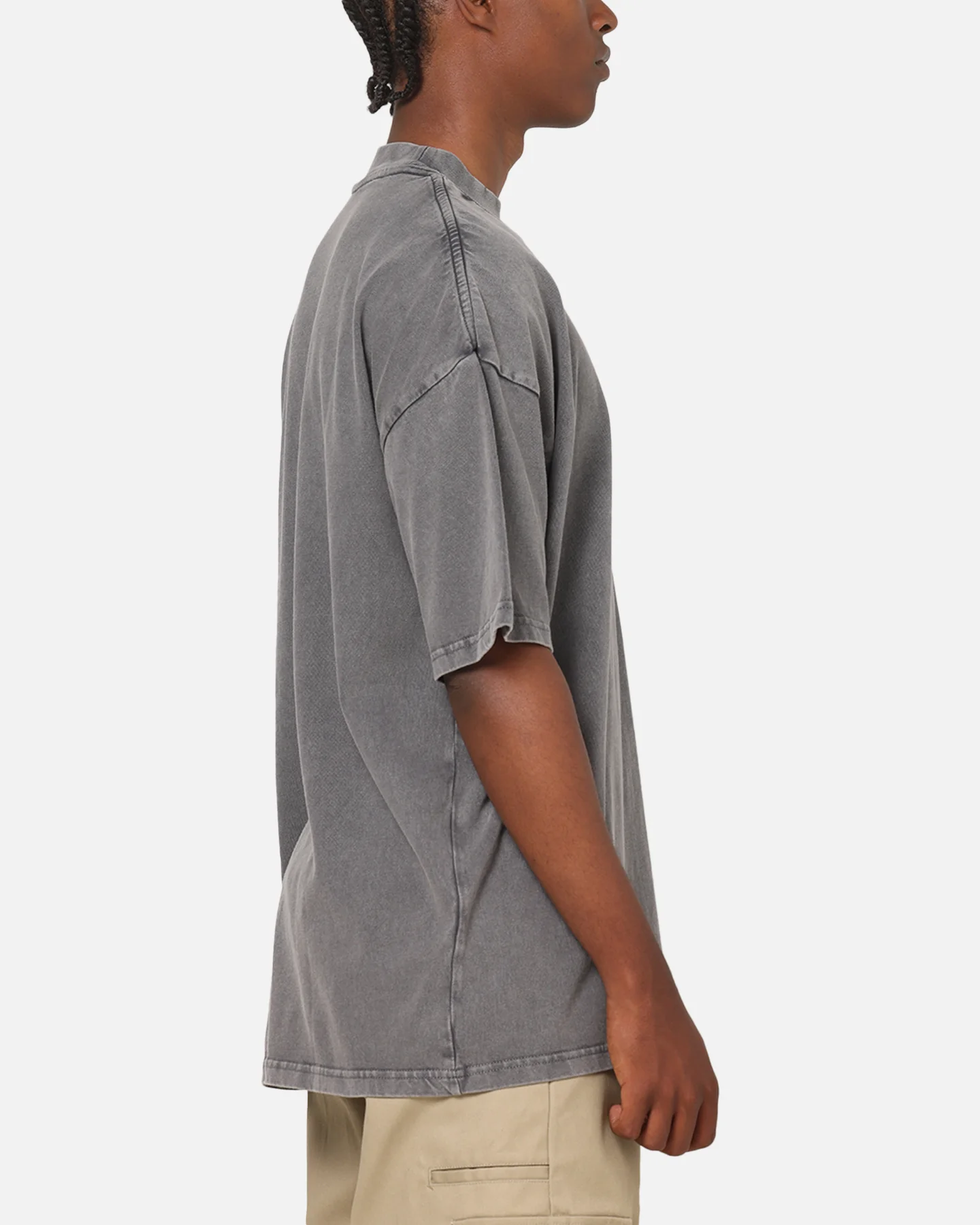 American Thrift Everyday Oversized T-Shirt Washed Charcoal - Image 4