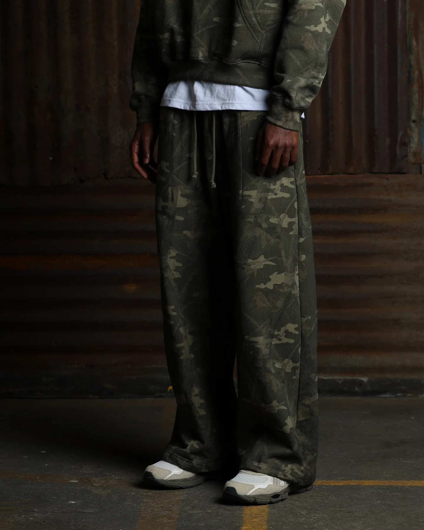 American Thrift Wide Leg Pants Camo - Image 4