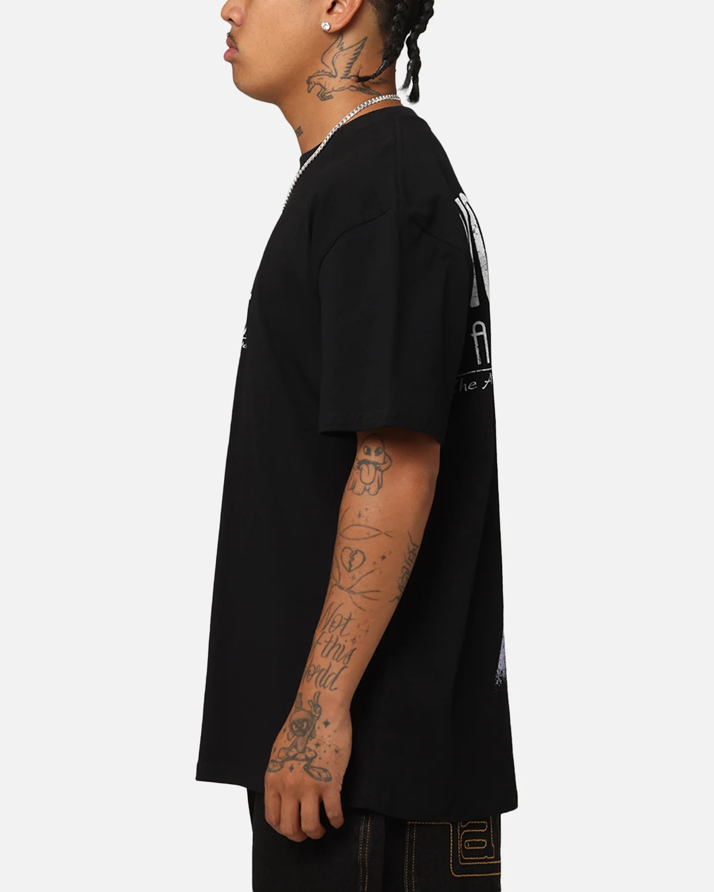 American Thrift X DC Batman Two Face Heavy T-Shirt Black - Image 6