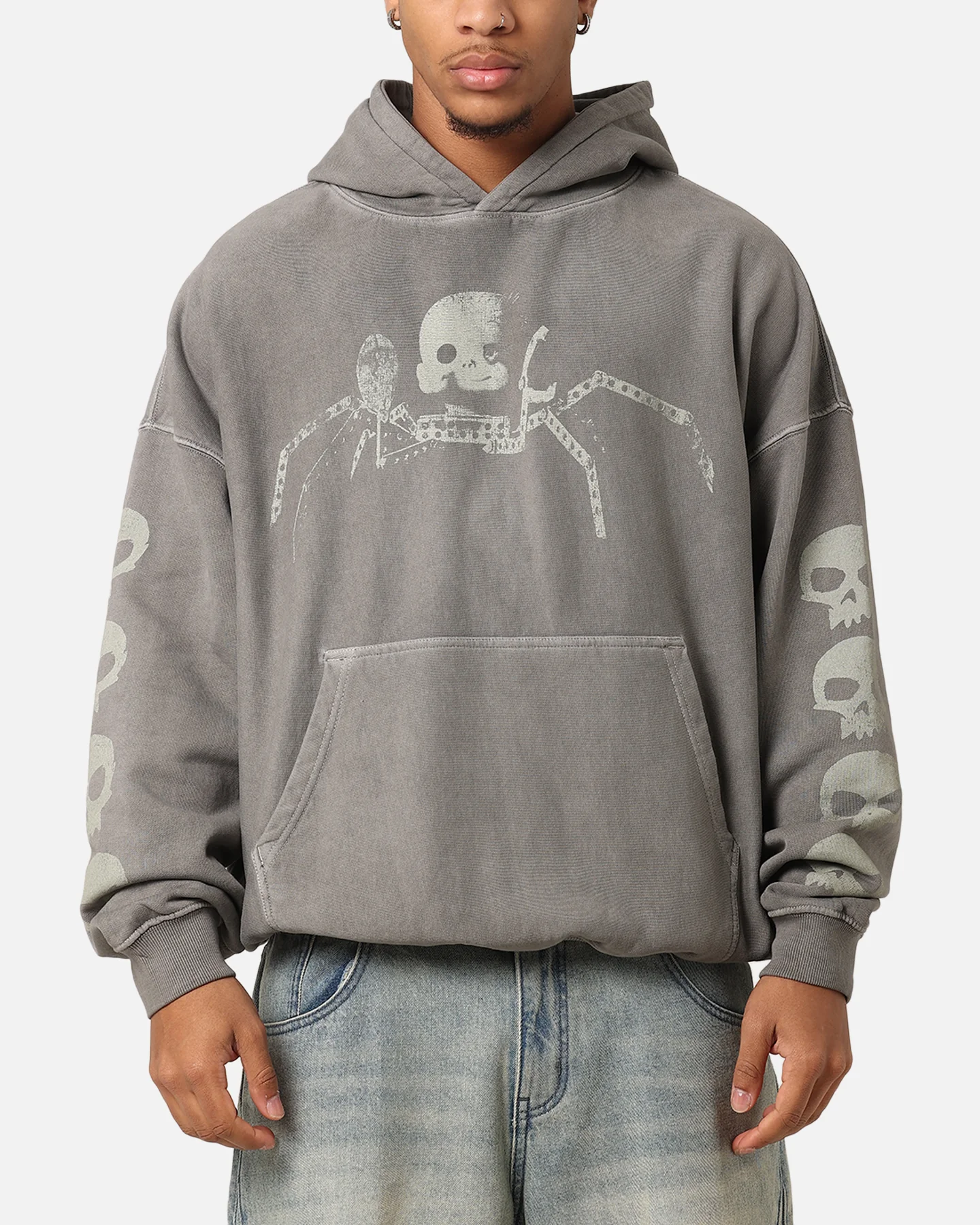 Vintage American Thrift Disney Pixar Sid Premium Hoodie Washed Charcoal - Image 2