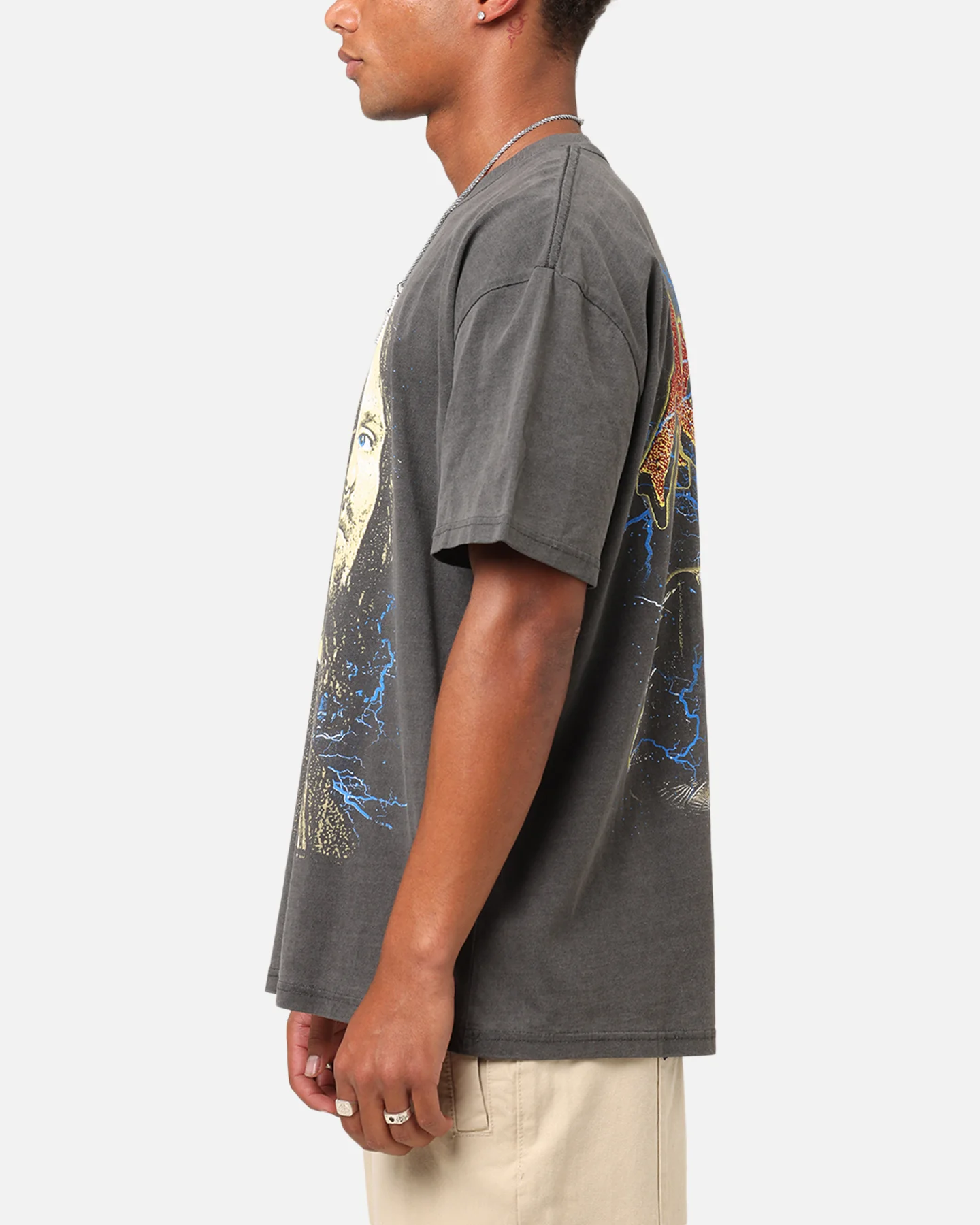 American Thrift X The Lord Of The Ring Aragorn Heavy T-Shirt Black Wash - Image 6