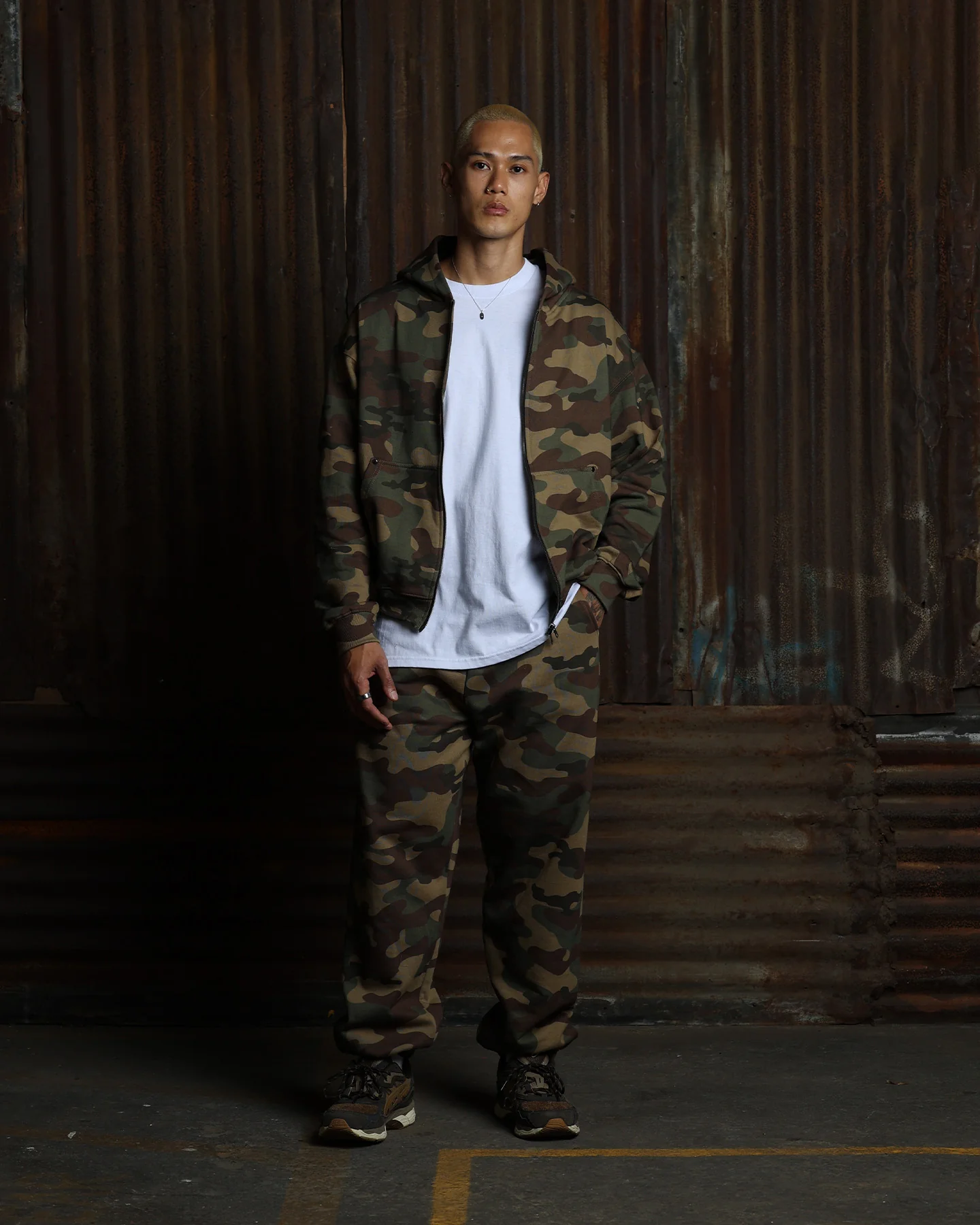 American Thrift Zip Hoodie Camo - Image 3