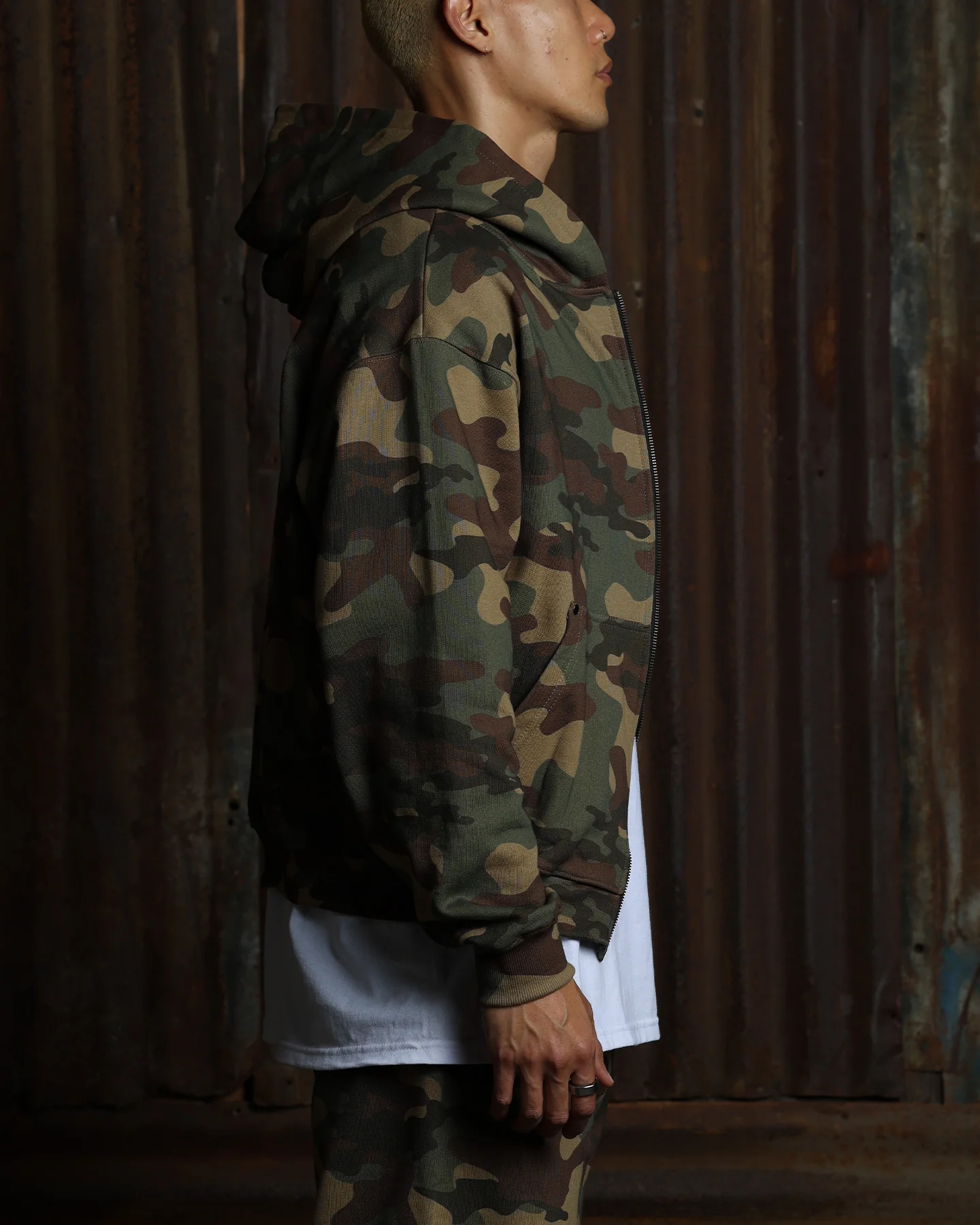 American Thrift Zip Hoodie Camo - Image 4