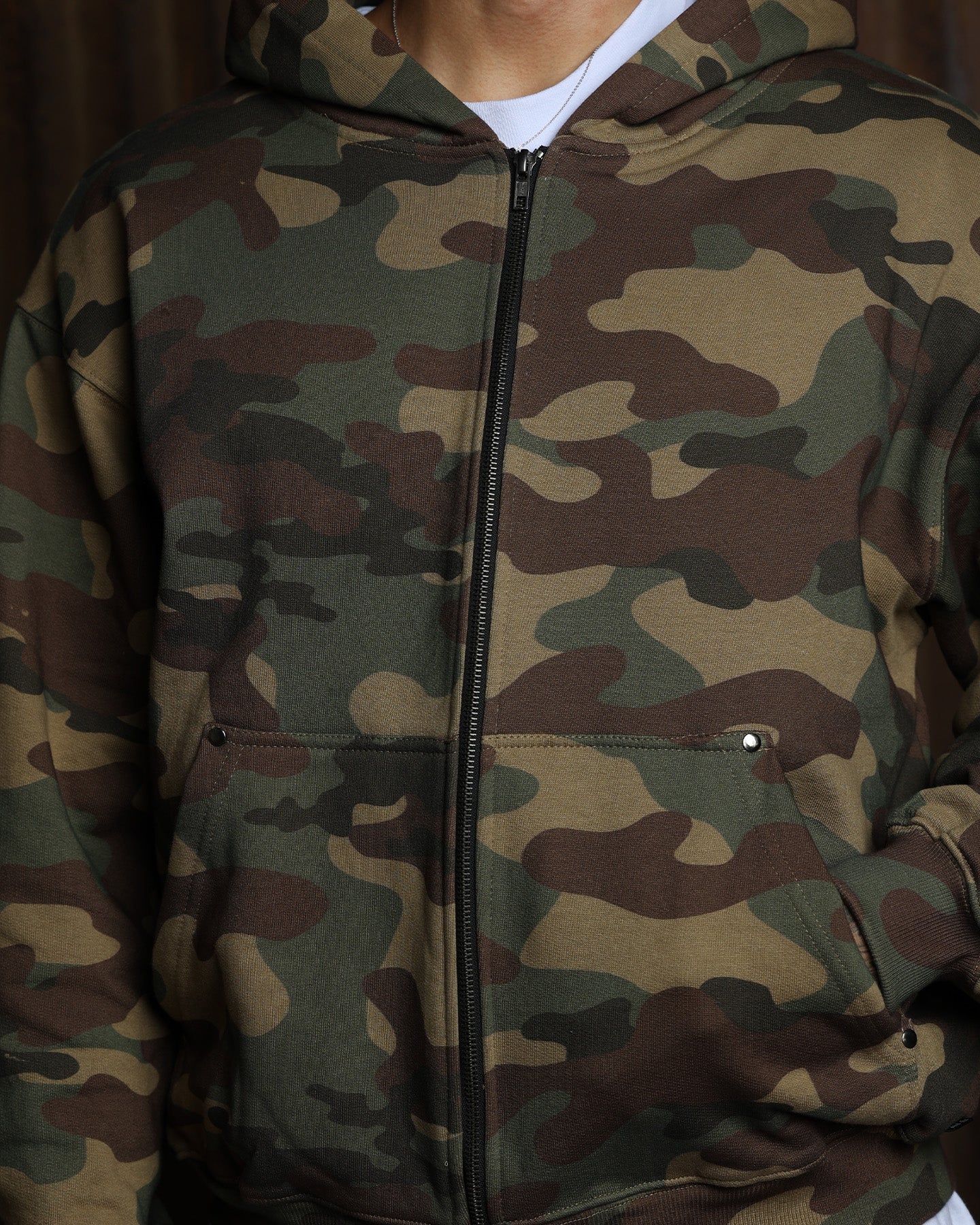 American Thrift Zip Hoodie Camo - Image 6