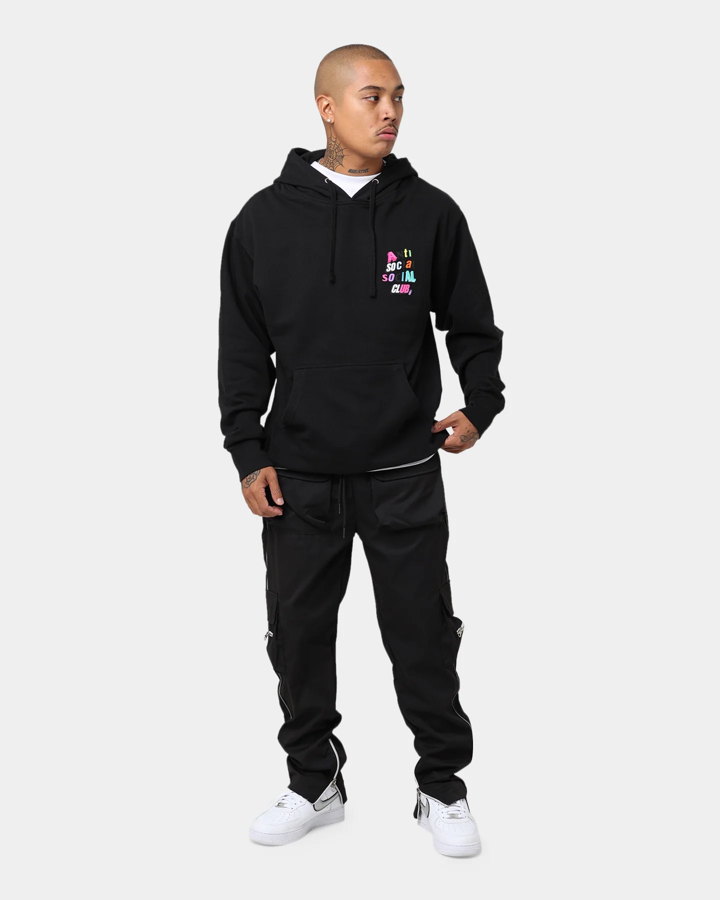 Anti Social Social Club The Real Me Hoodie Black - Image 2