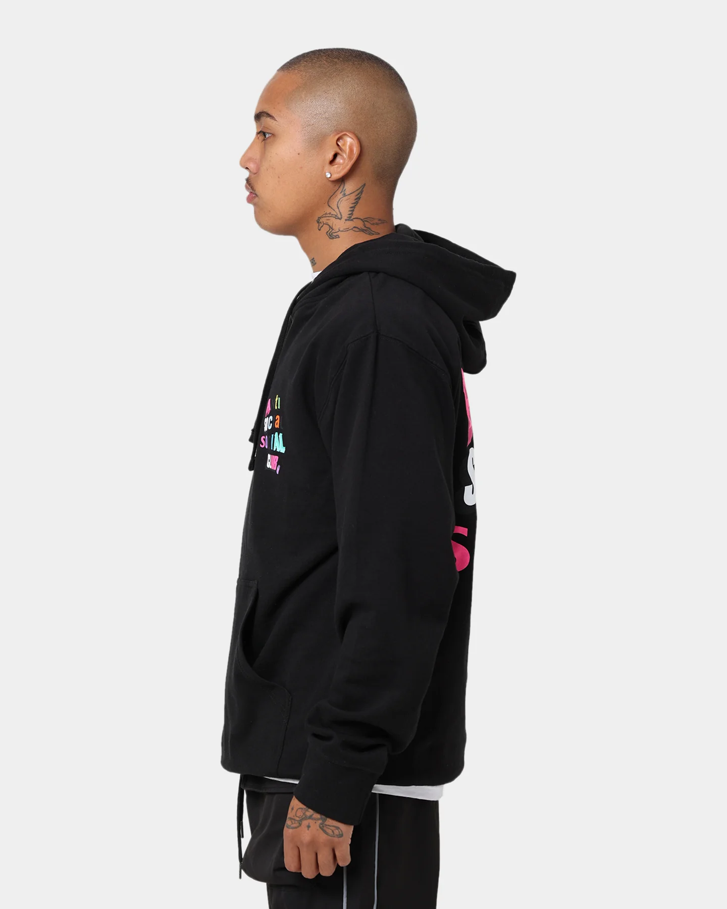 Anti Social Social Club The Real Me Hoodie Black - Image 6