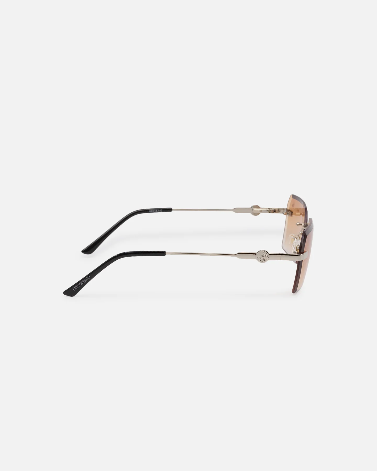 Belvoir & Co Kennedy Sunglasses Tea/Silver - Image 4