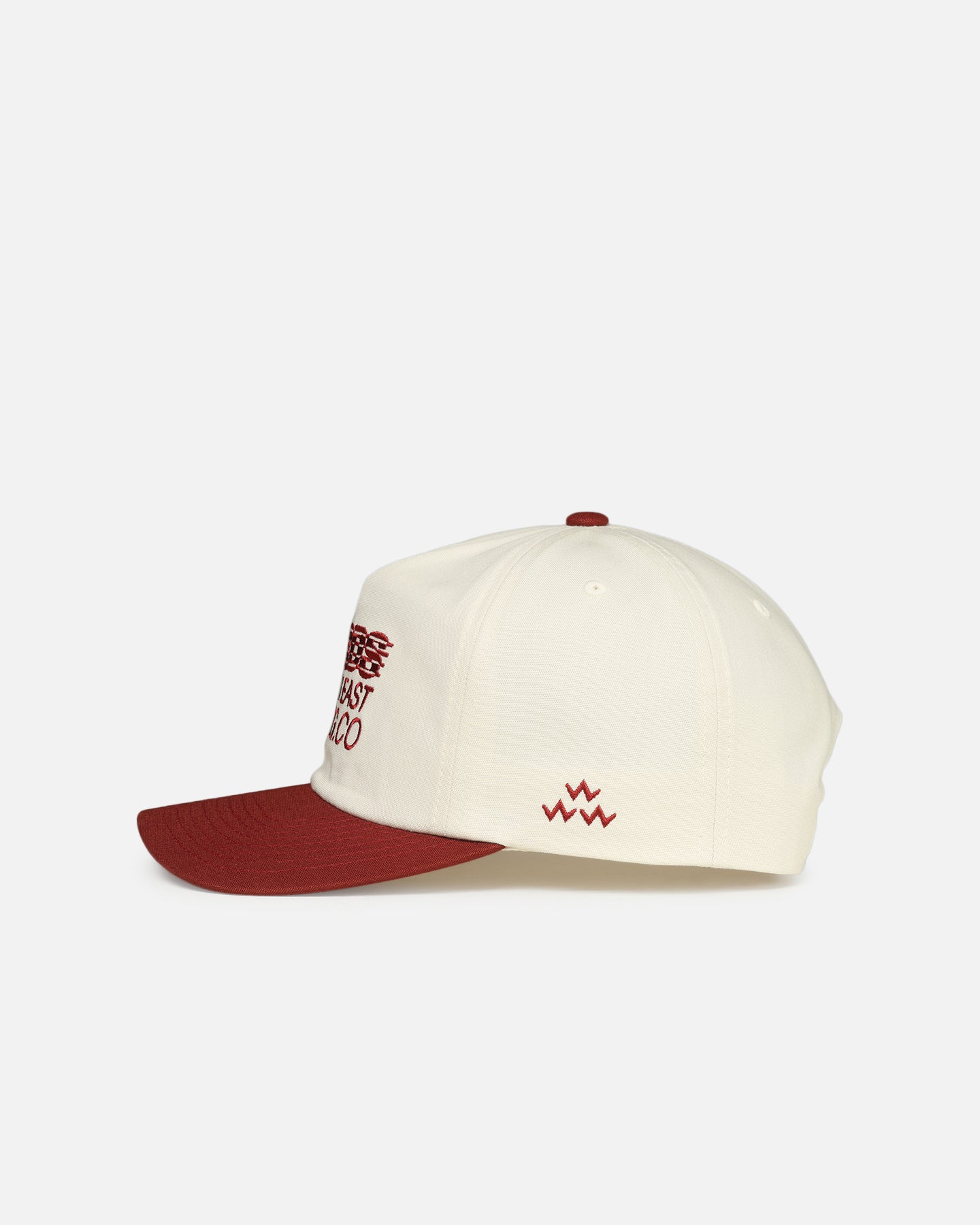 Birds Of Condor South East Panel Snapback Off White/Red - Image 4