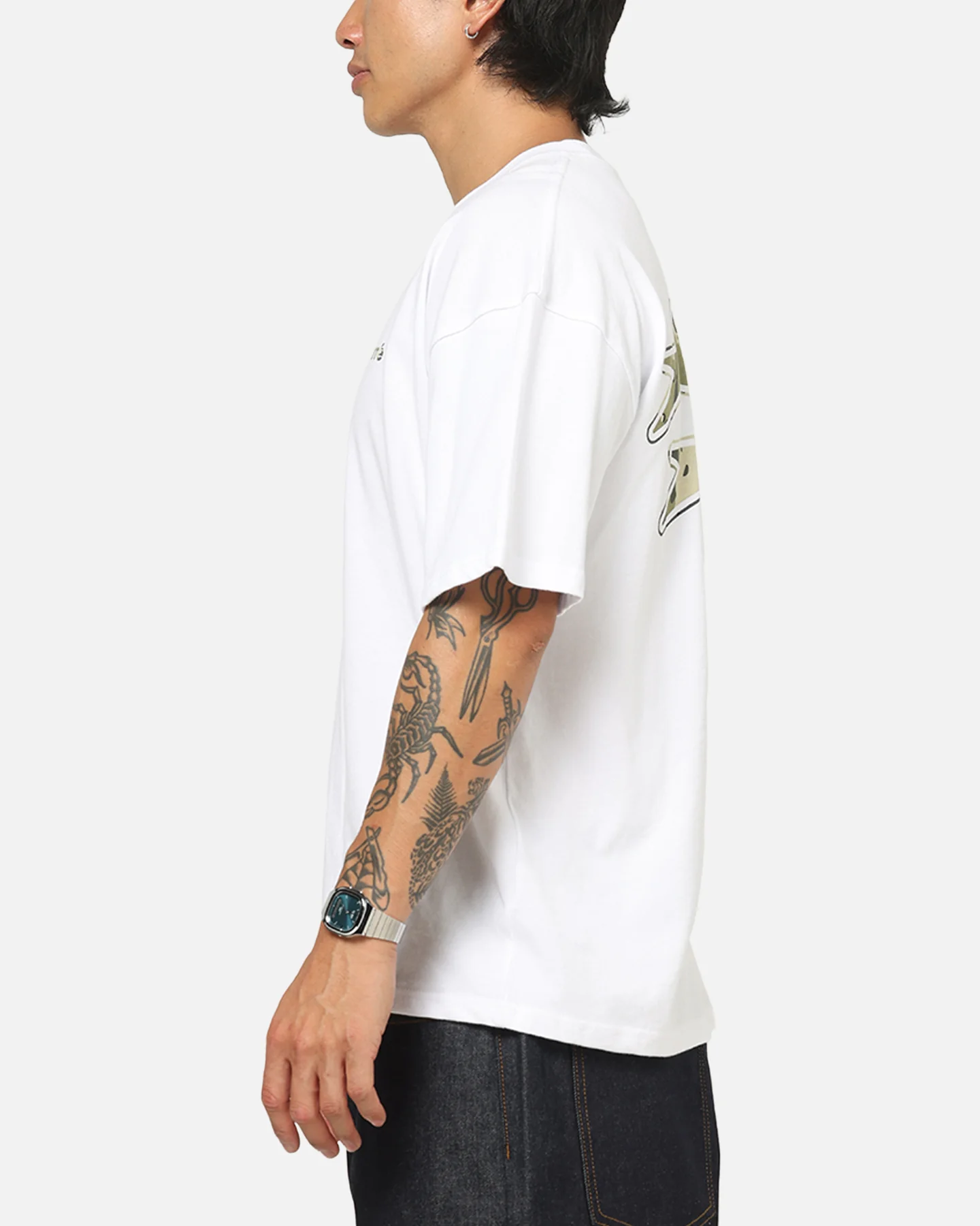 Carre 5 Star T-Shirt White - Image 6