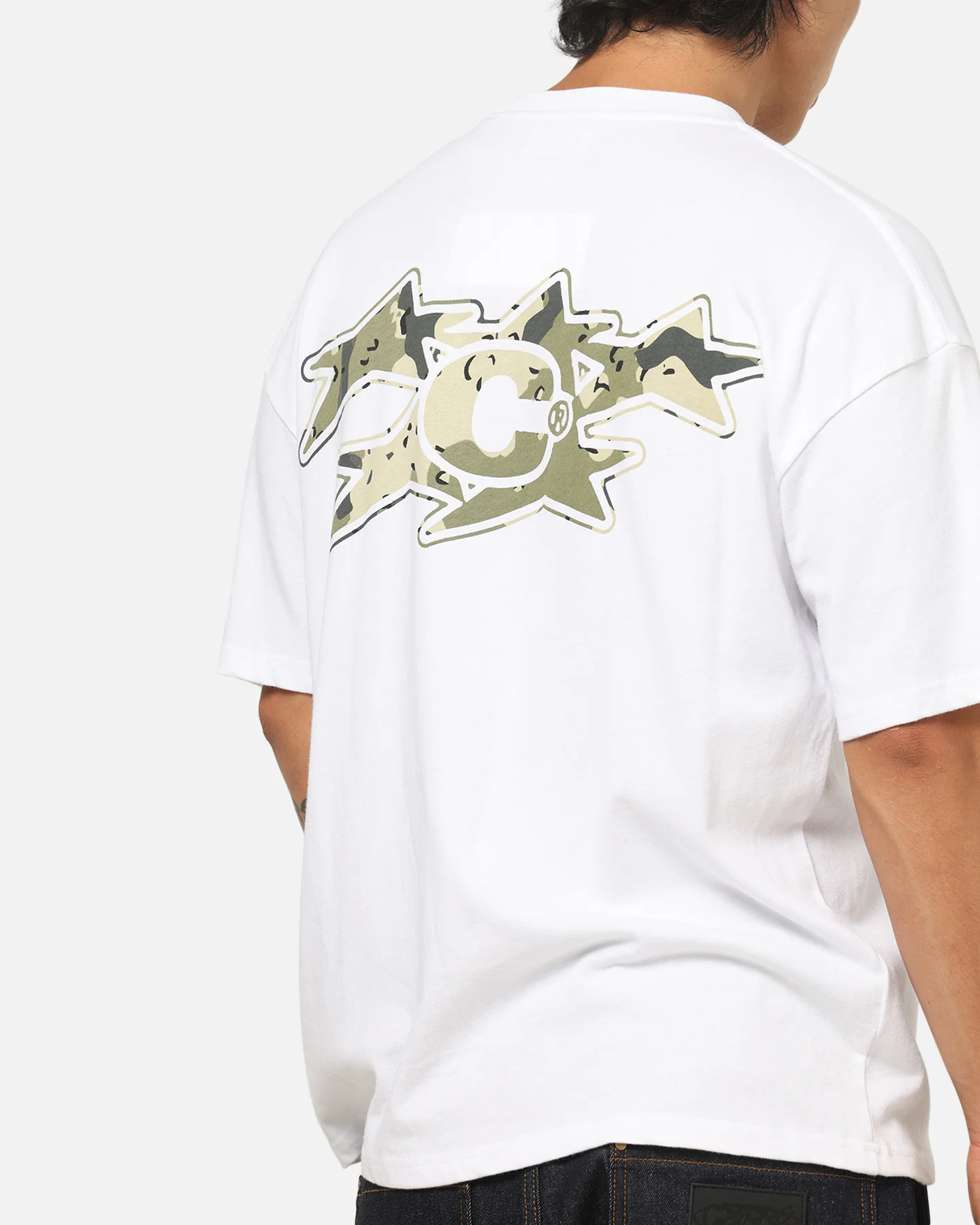 Carre 5 Star T-Shirt White - Image 7
