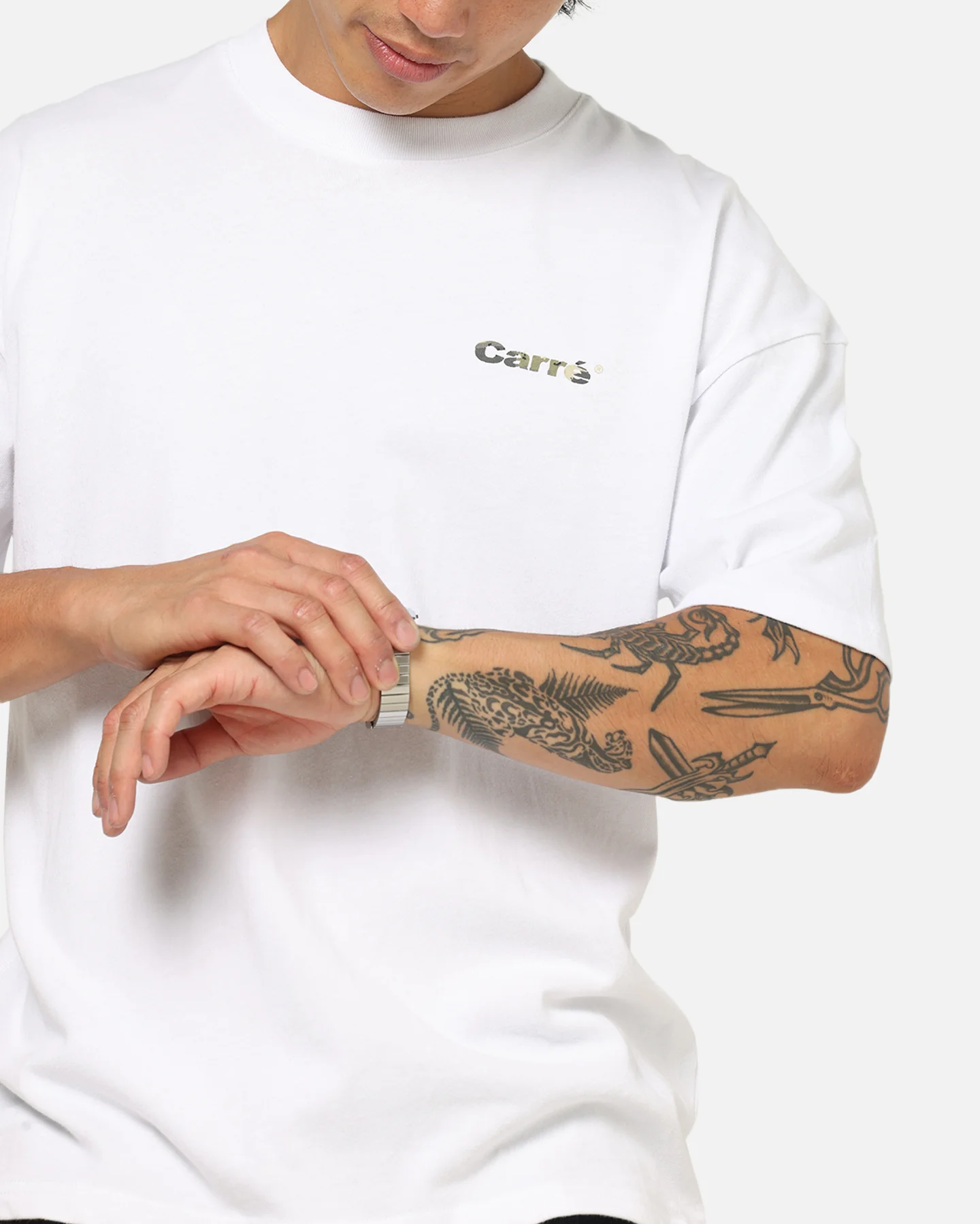 Carre 5 Star T-Shirt White - Image 8