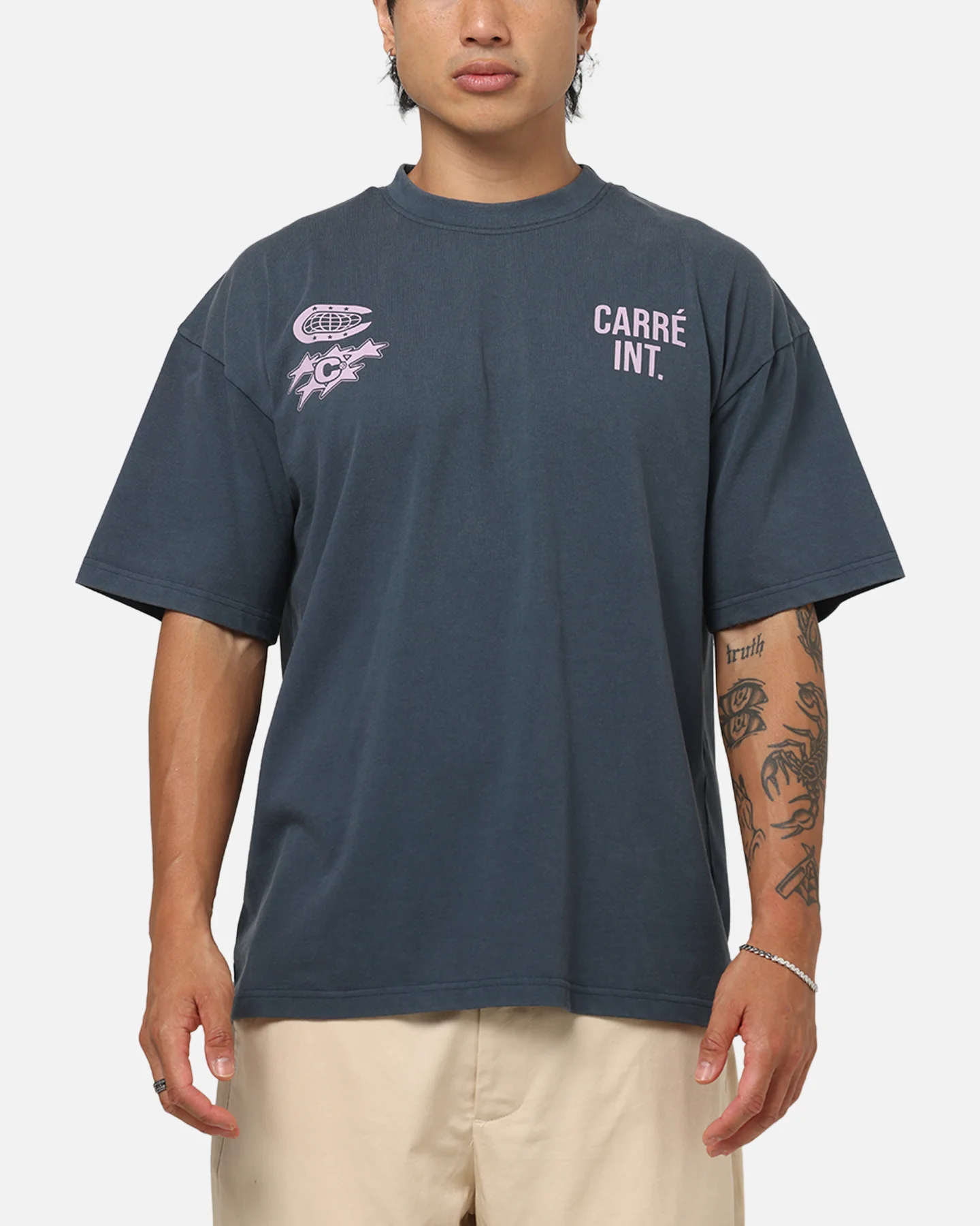 Carre Assembly Department T-Shirt Navy - Image 3