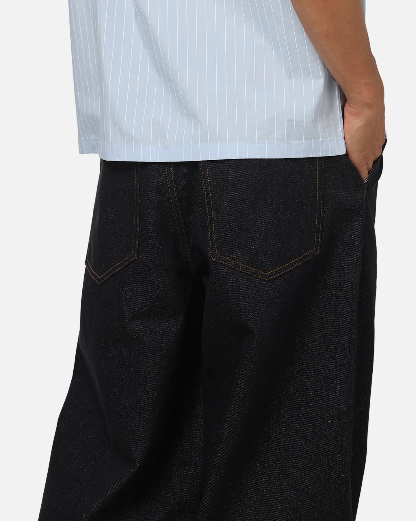 Carre Astor Pleated Jeans Raw Blue - Image 4