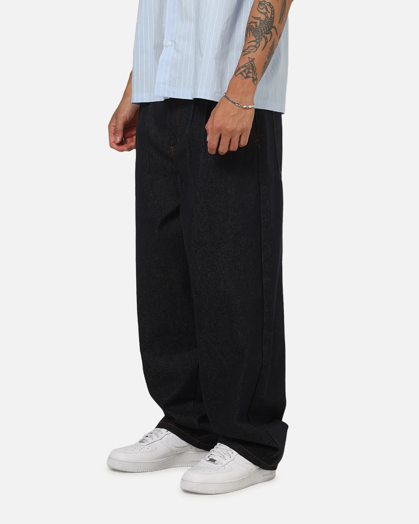 Carre Astor Pleated Jeans Raw Blue - Image 6