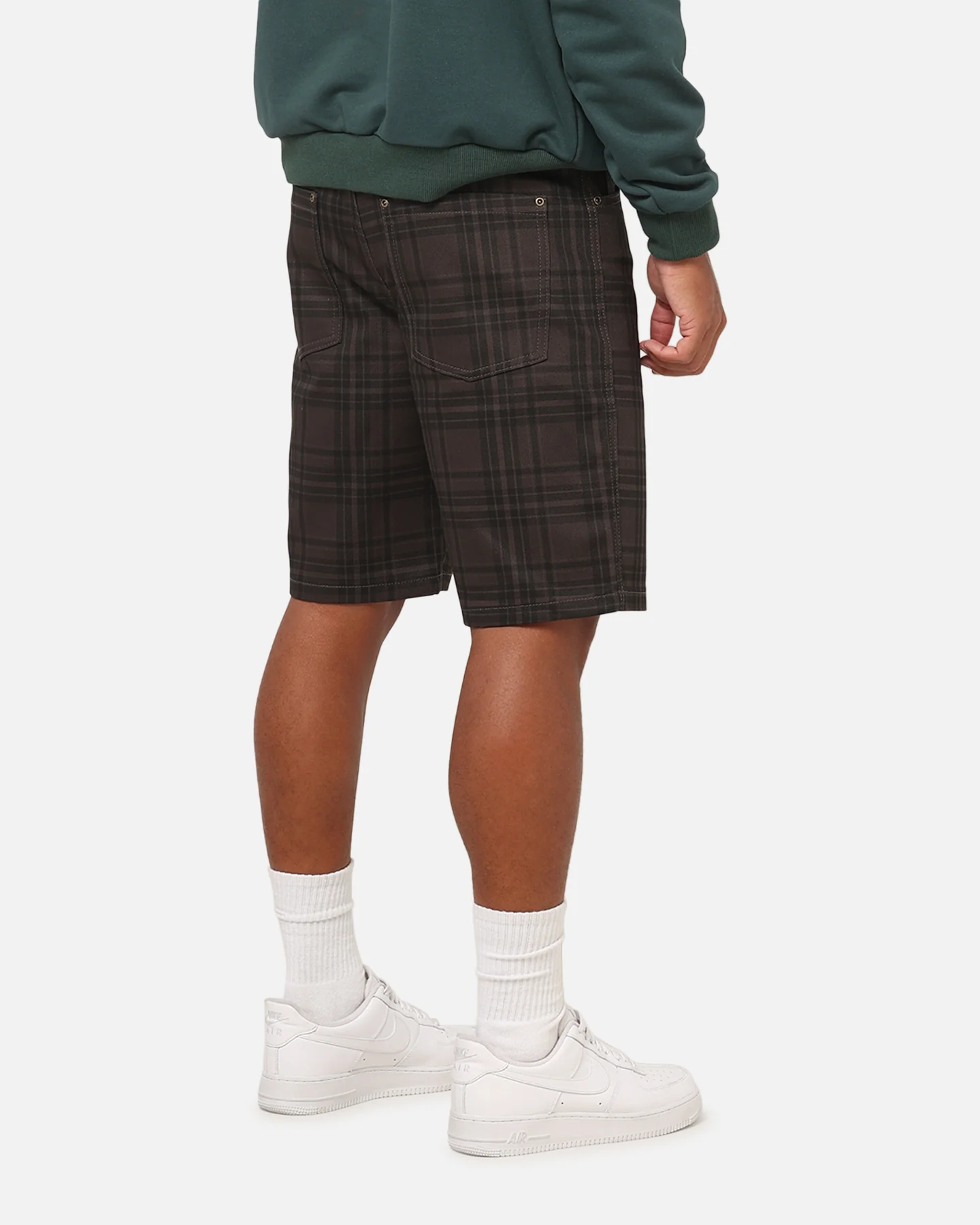 Carre Avenue Jorts Black Plaid - Image 5