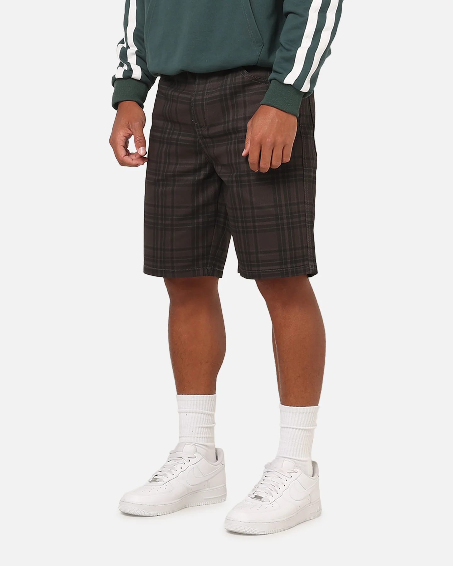 Carre Avenue Jorts Black Plaid - Image 6