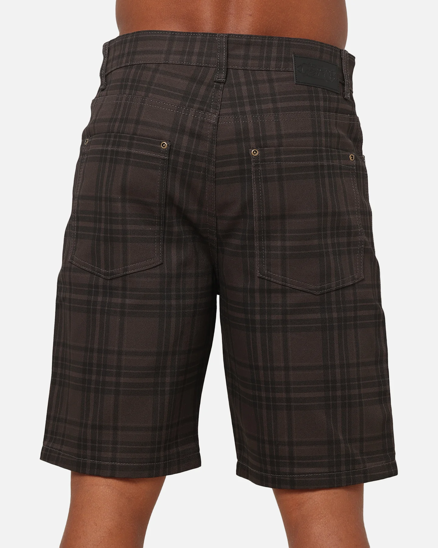 Carre Avenue Jorts Black Plaid - Image 8