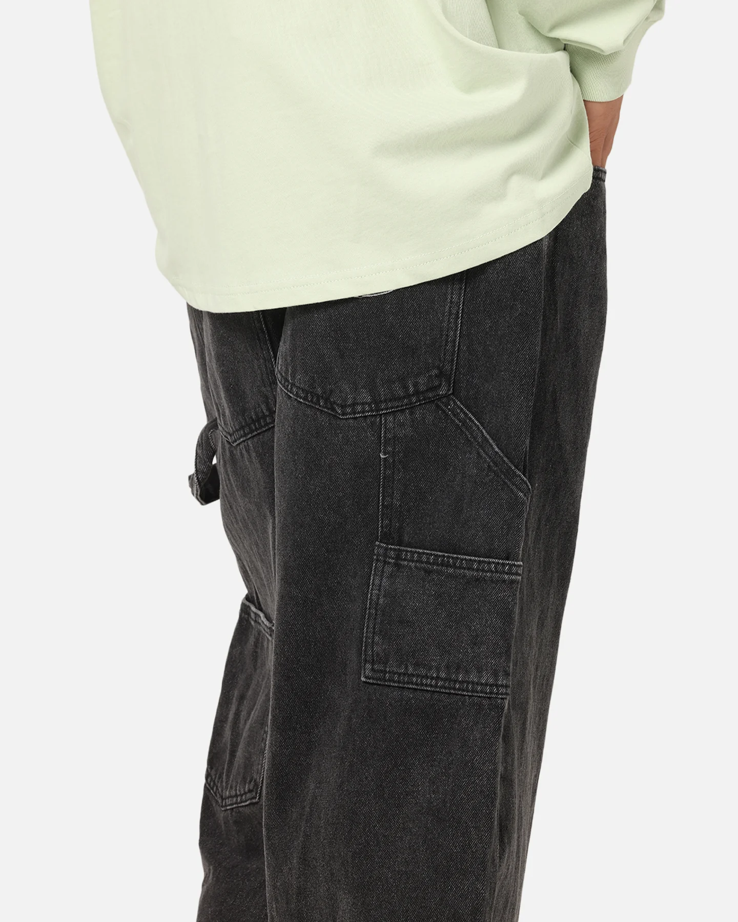 Carre Baggy Carpenter Jeans Black - Image 4