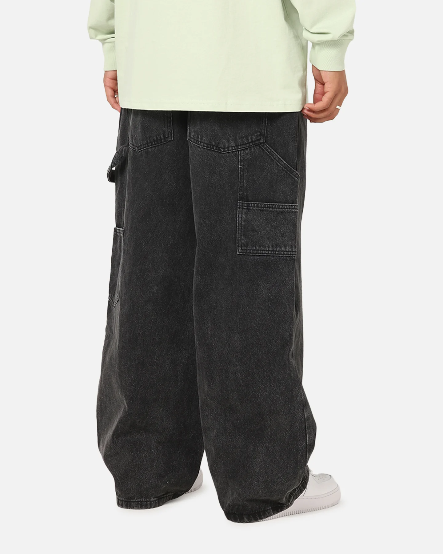 Carre Baggy Carpenter Jeans Black - Image 5