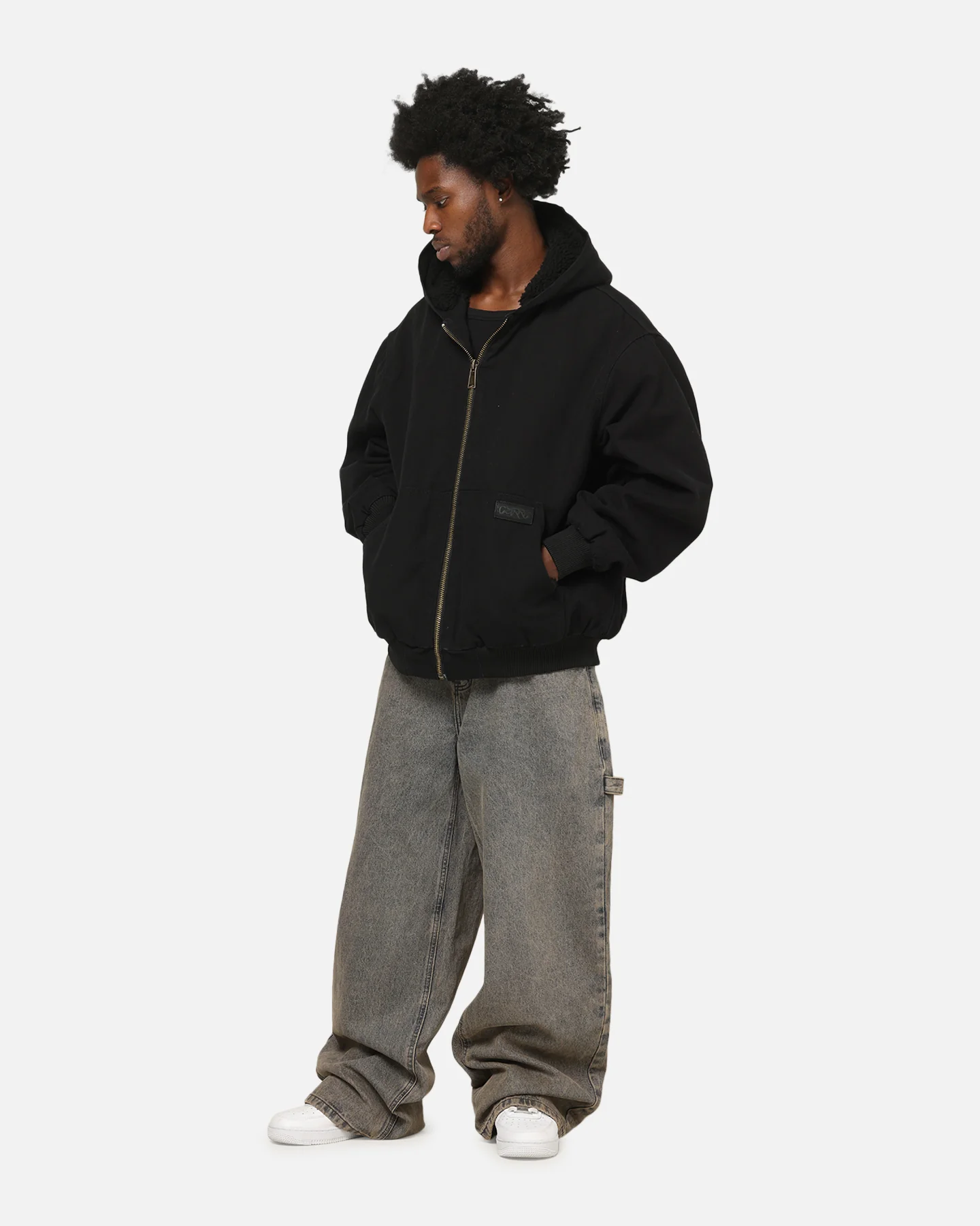 Carre Baggy Carpenter Jeans Washed Grey - Image 2