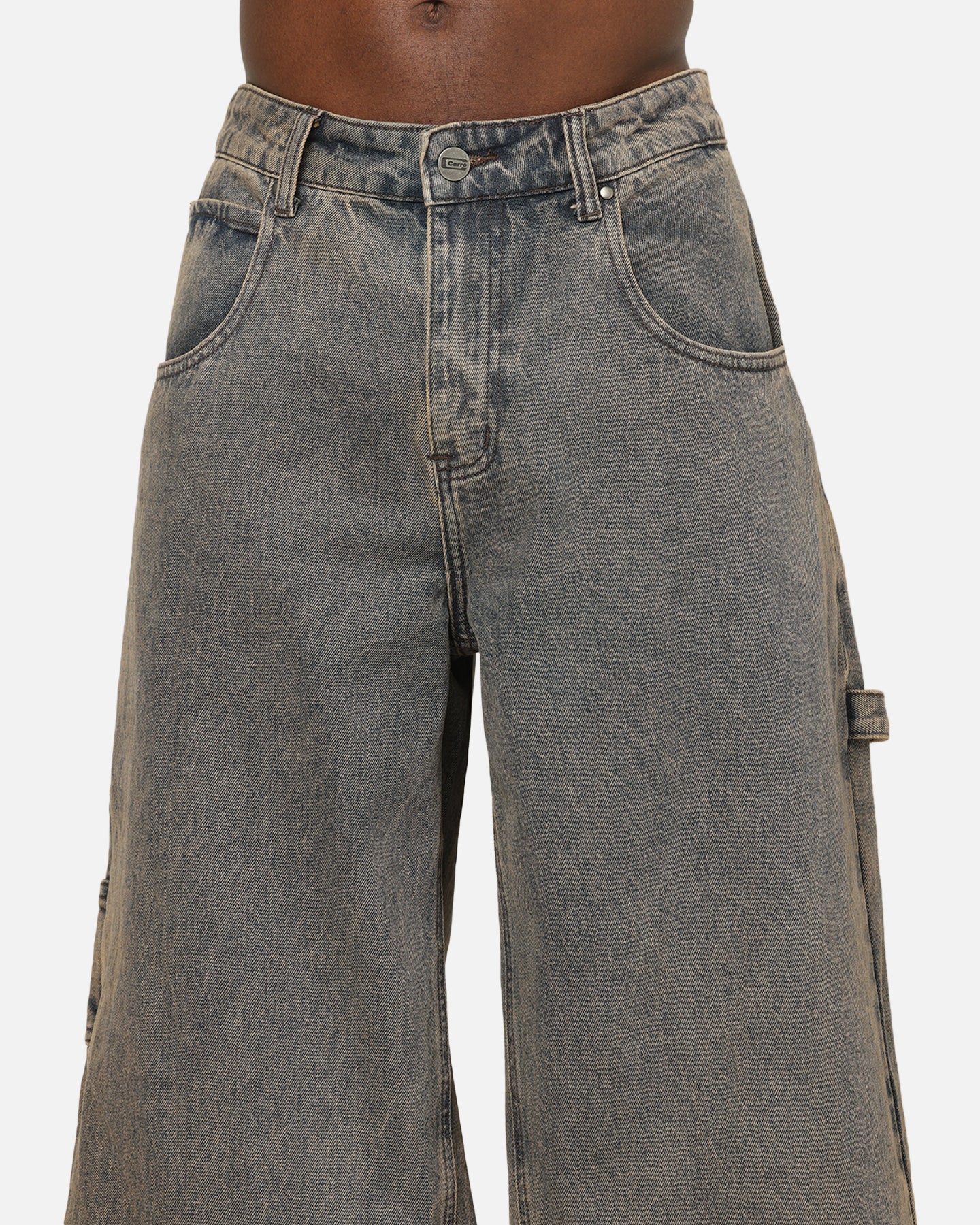 Carre Baggy Carpenter Jeans Washed Grey - Image 7
