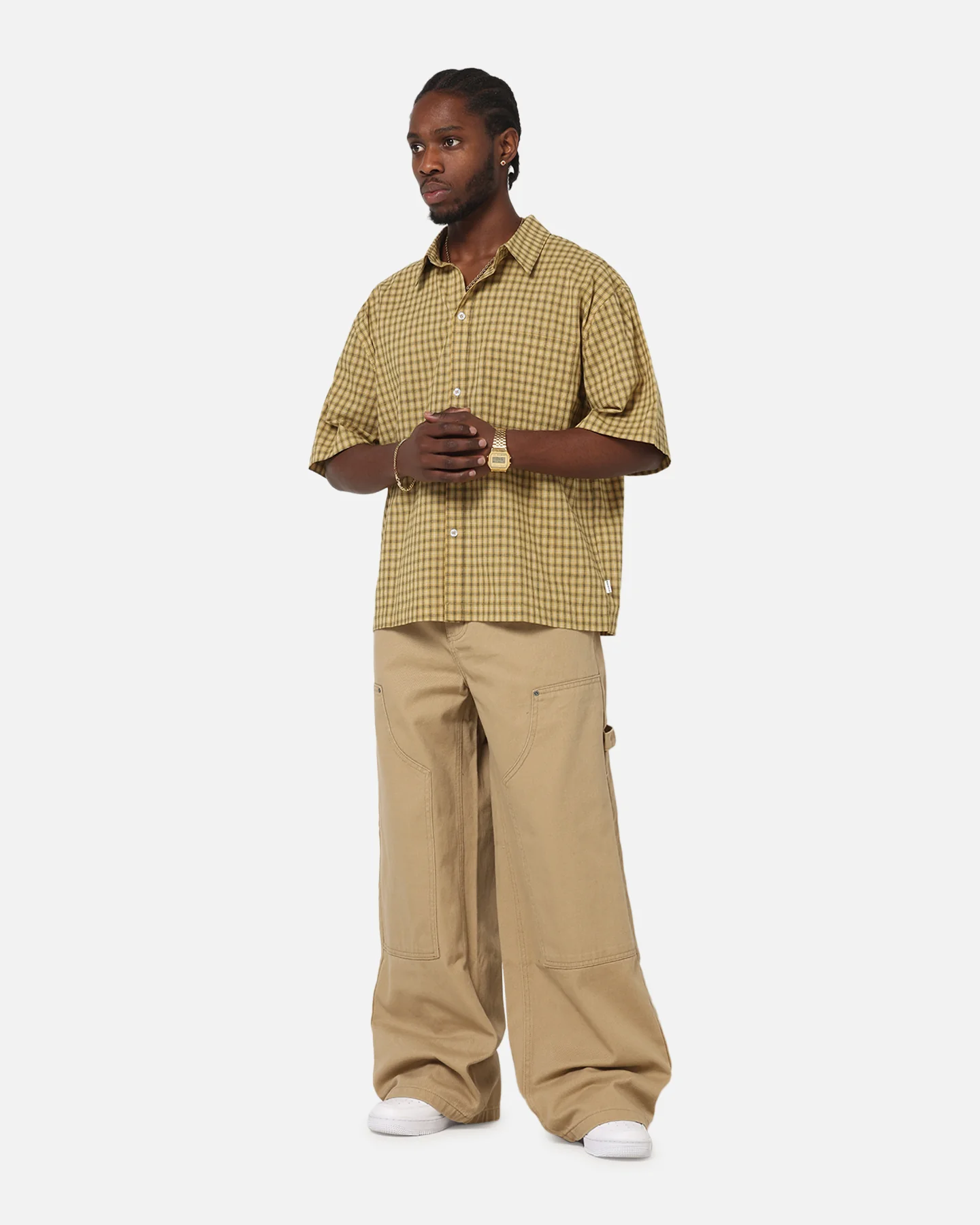 Carre Baggy Work Jeans Stone - Image 2